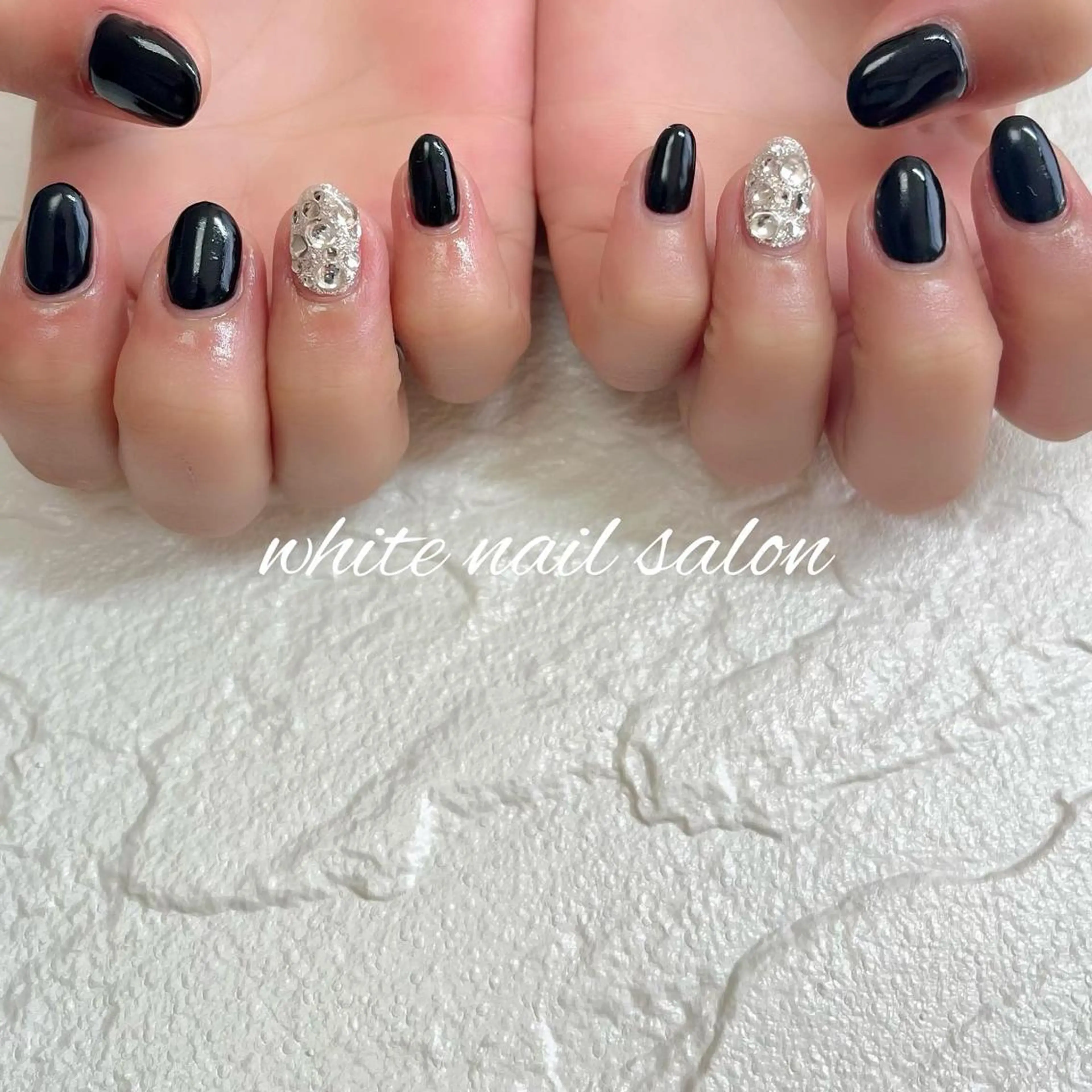 ネイル フットネイル ジェルネイル ハードジェル ラメ(グリッター) 持ち込み ハンドネイル white nail salonのネイルデザイン