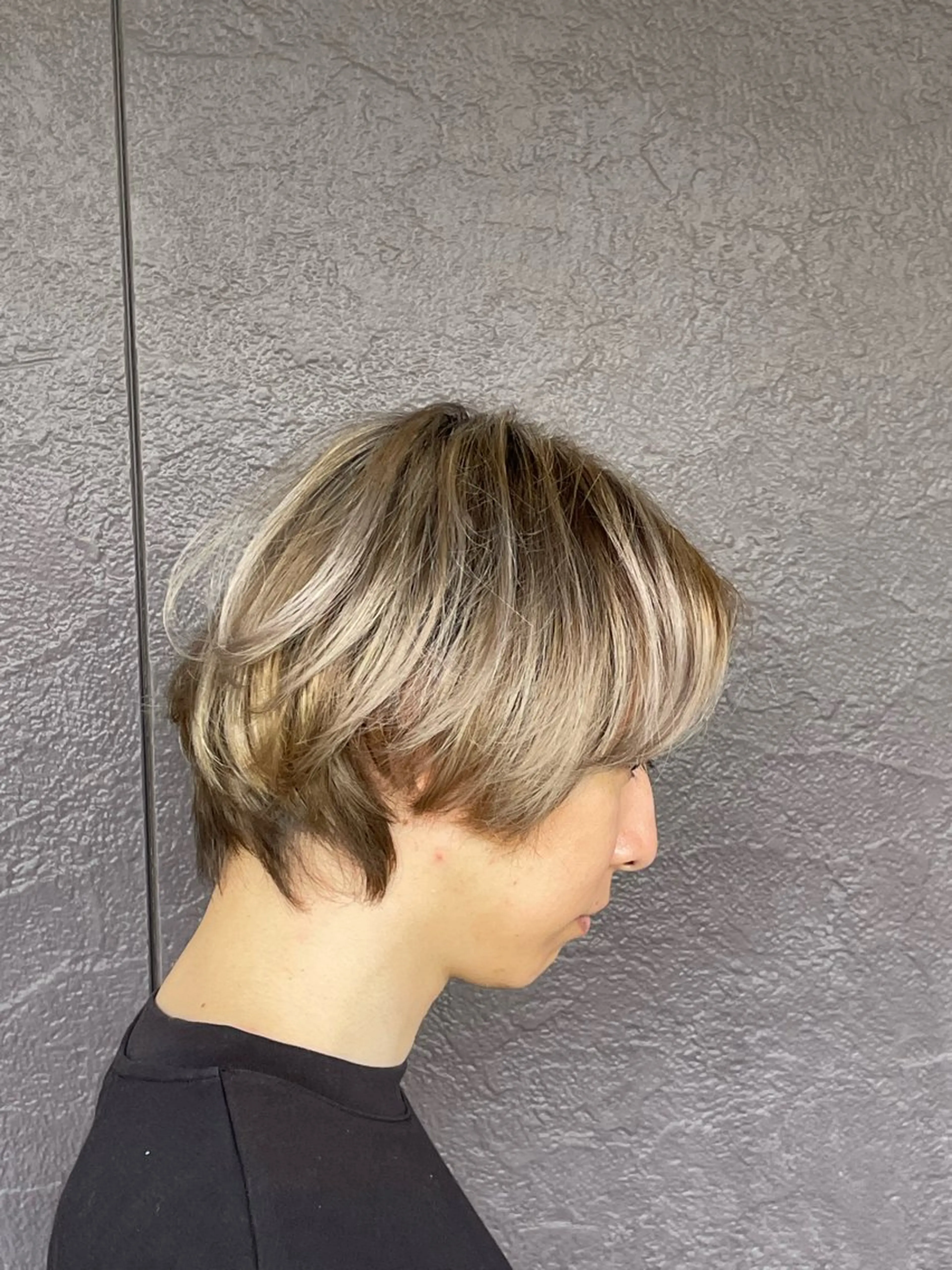 カラー メンズ めぞんどぼーて少路所属・めぞんどぼーて REINAのヘアスタイル