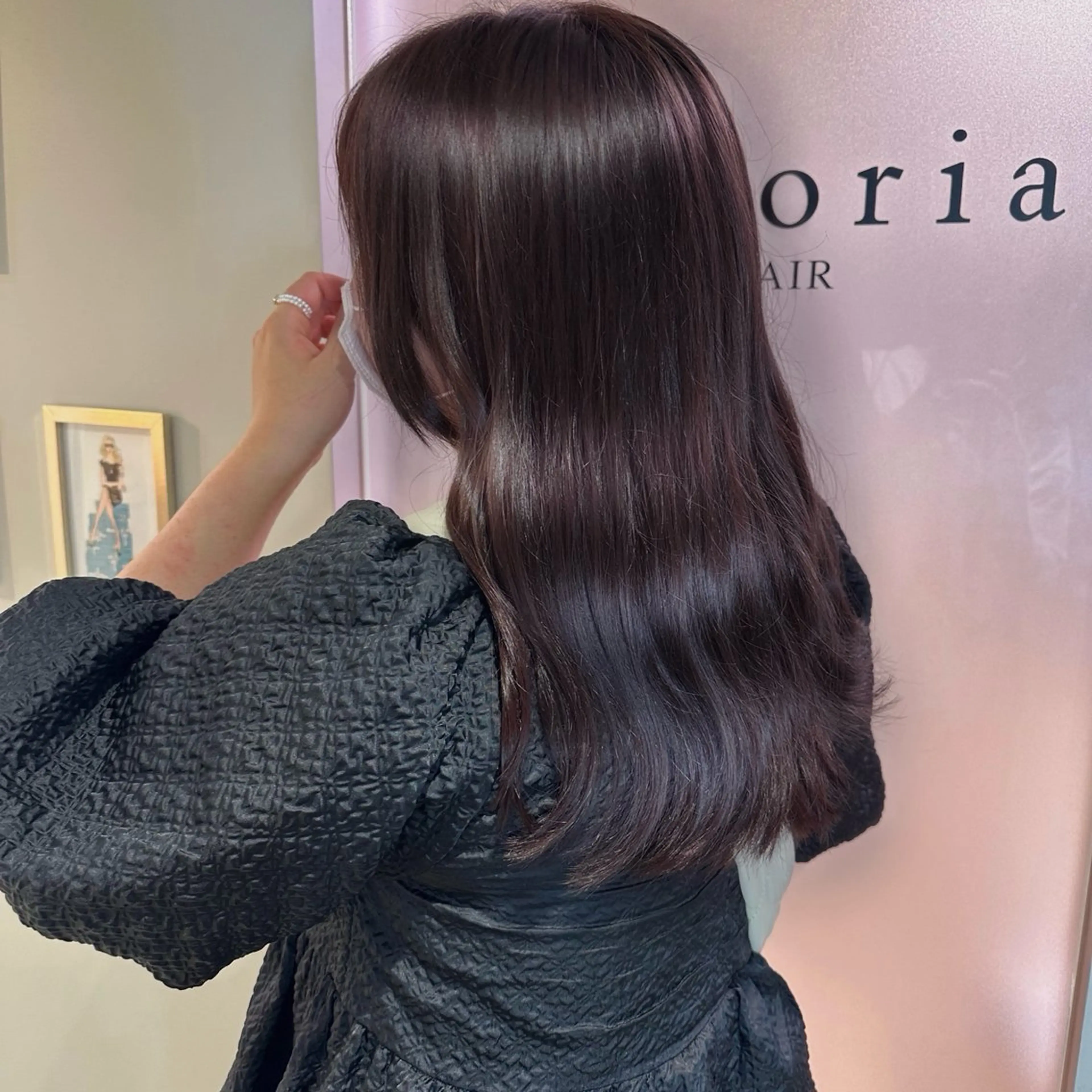 ロング カラー ブラウンカラー ラベンダーカラー カット ヘアカラー トリートメント 新宿/透明感カラー /韓国ヘアKANA♡のヘアスタイル
