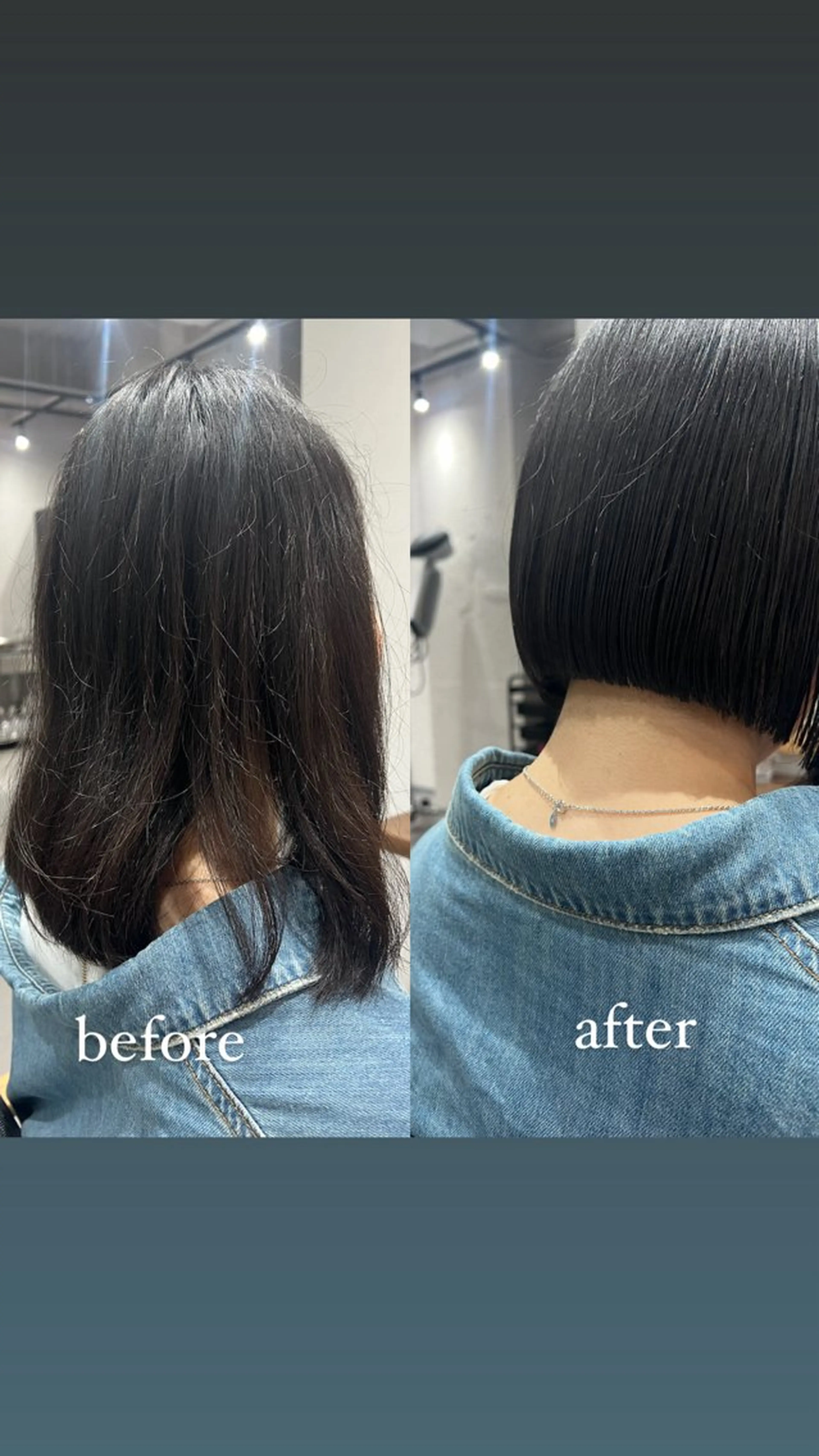 ミディアム ボブ 福井 采未のヘアスタイル