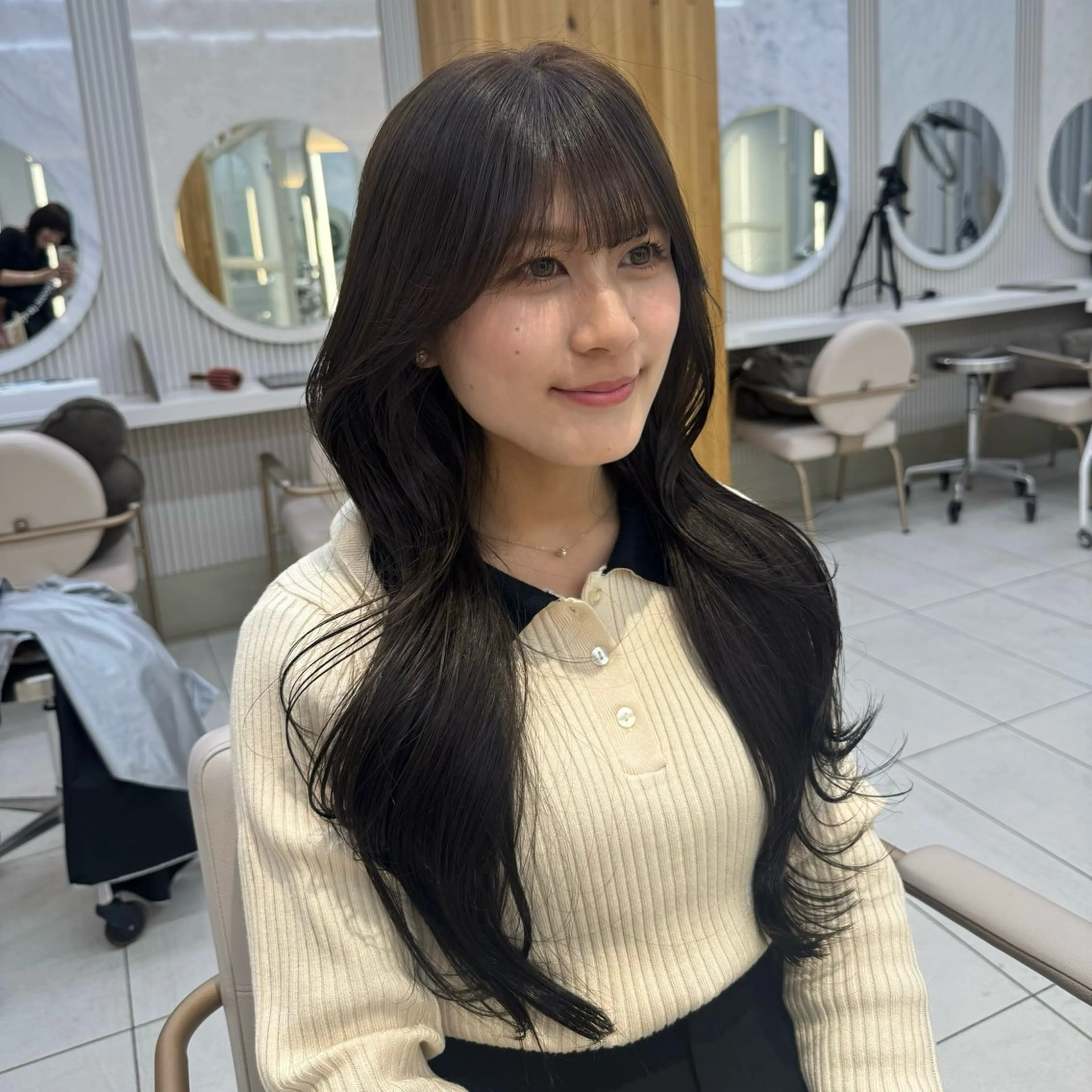 セミロング カラー カット ヘアカラー トリートメント Mizuki /みずきのヘアスタイル