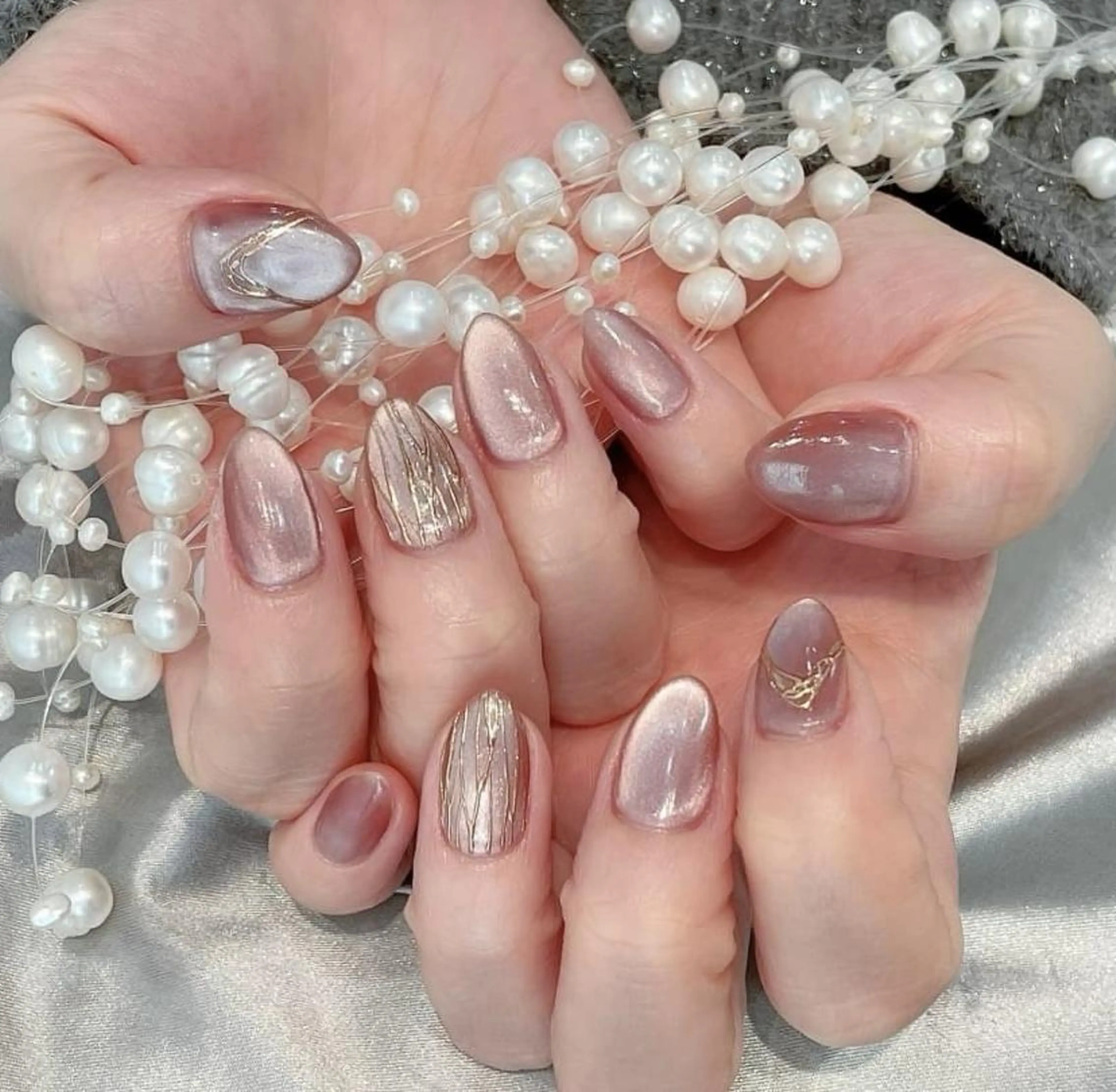 ネイル RAFFINE haru🦋🩵のネイルデザイン