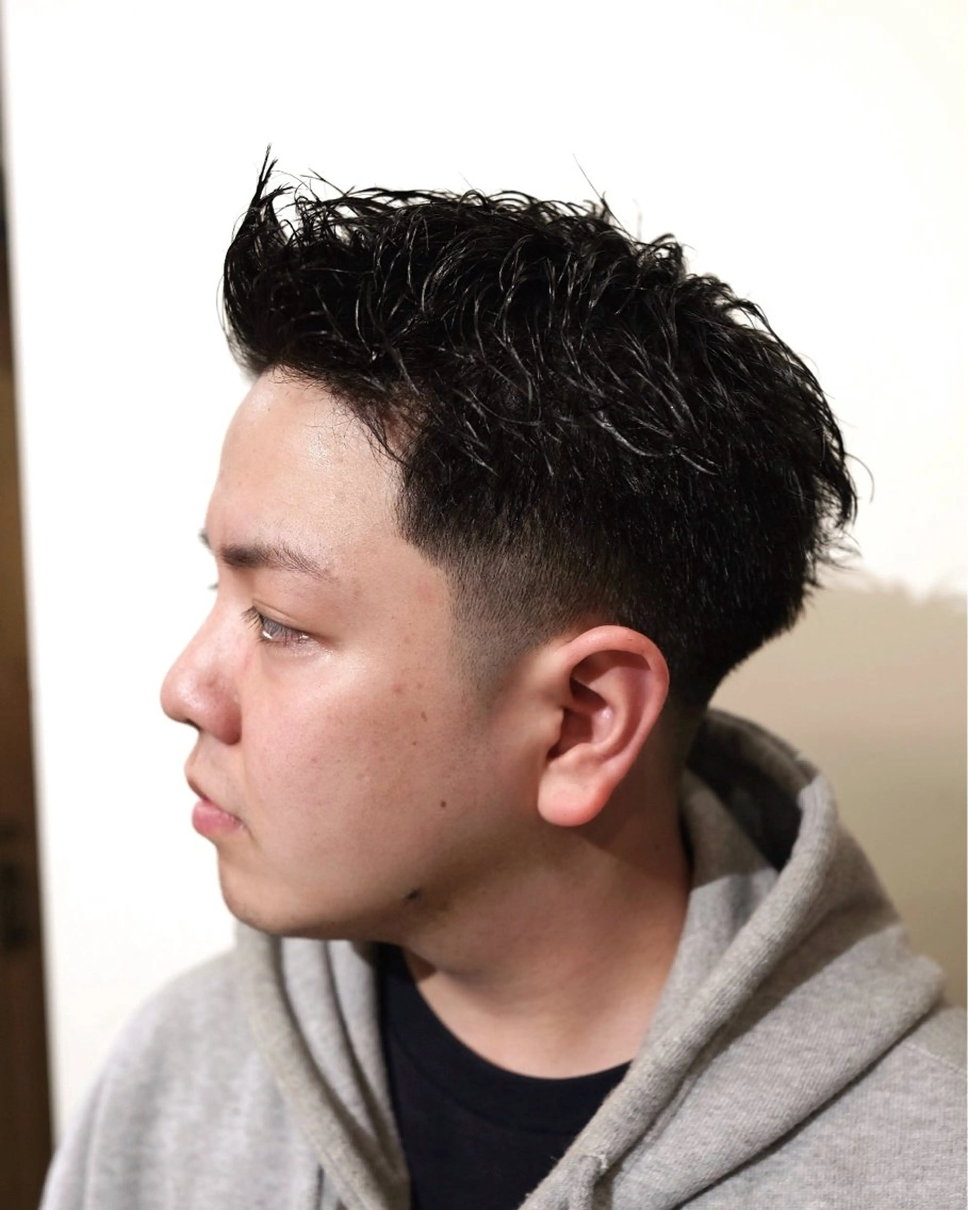 ショート パーマ メンズ GAKU /フェード /メンズ/難波のヘアスタイル