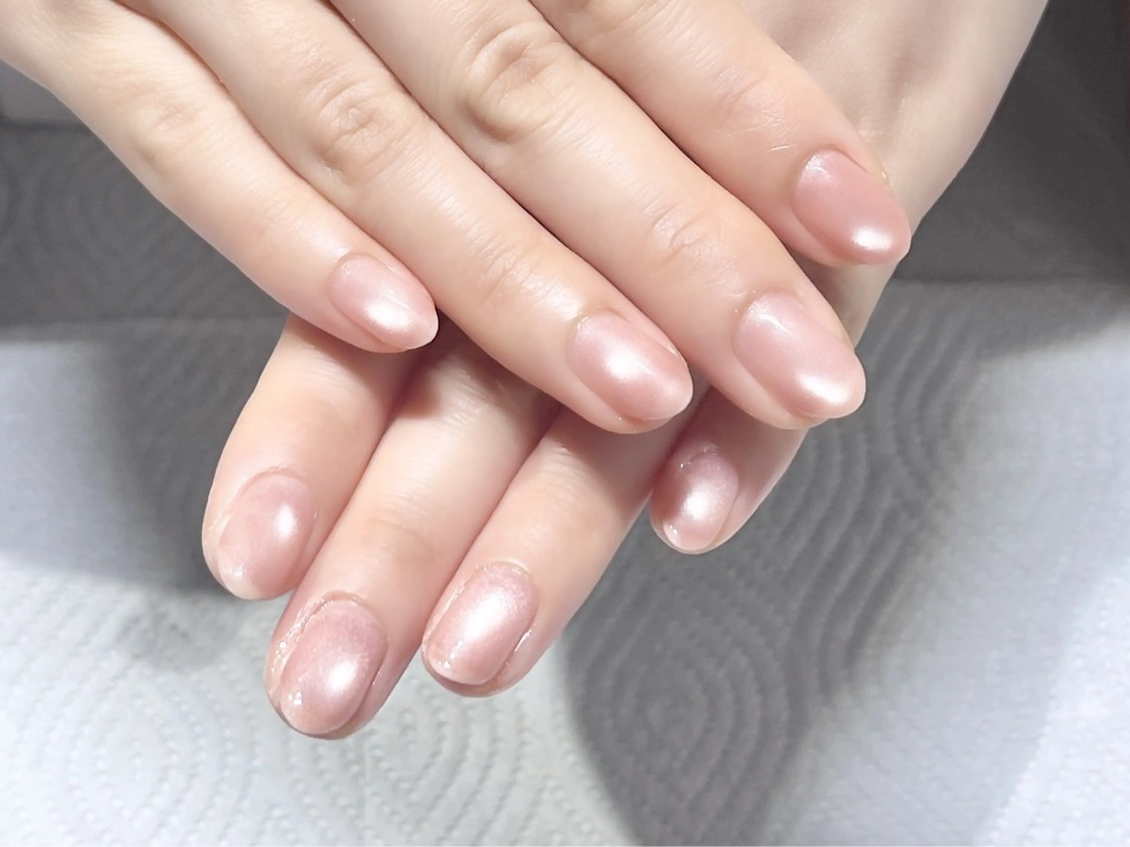 ネイル マグネットネイル マグネットワンカラー ワンカラーネイル ハンドネイル Belle Fleuve ASUのネイルデザイン