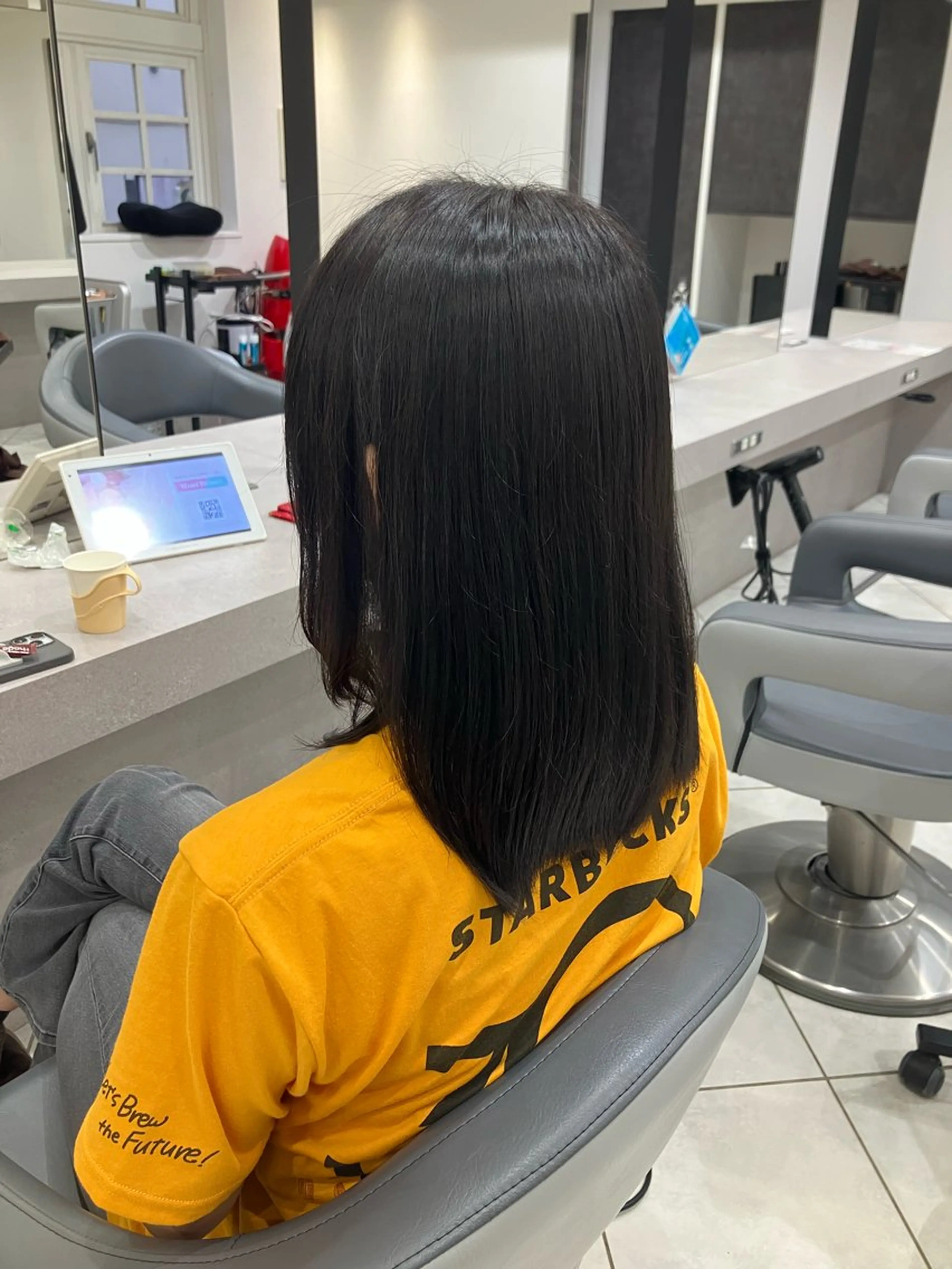 ミディアム ヘアカラー トリートメント 沼尻 心のヘアスタイル