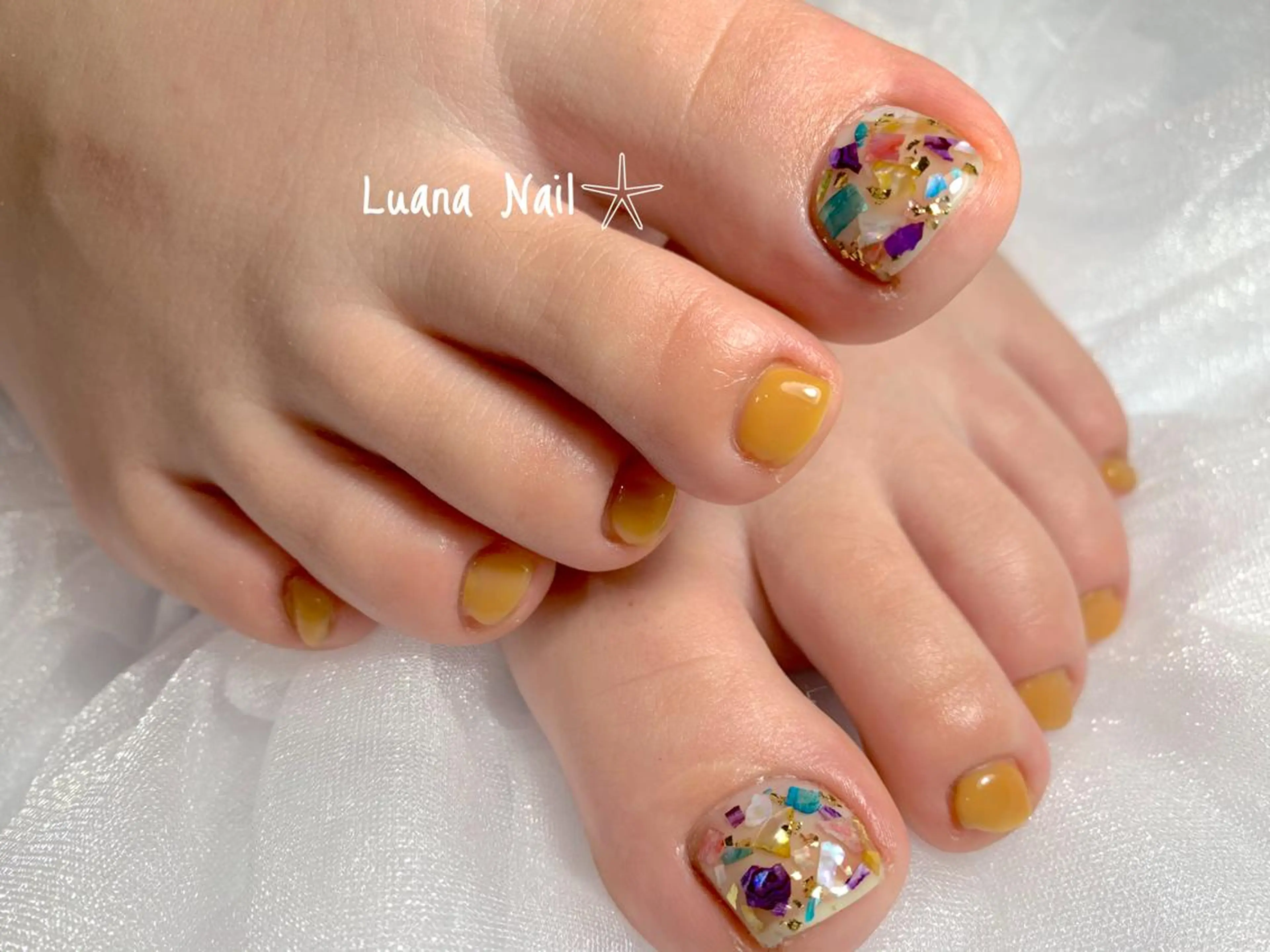 ネイル フットネイル BeauJu by Luana Nailのネイルデザイン