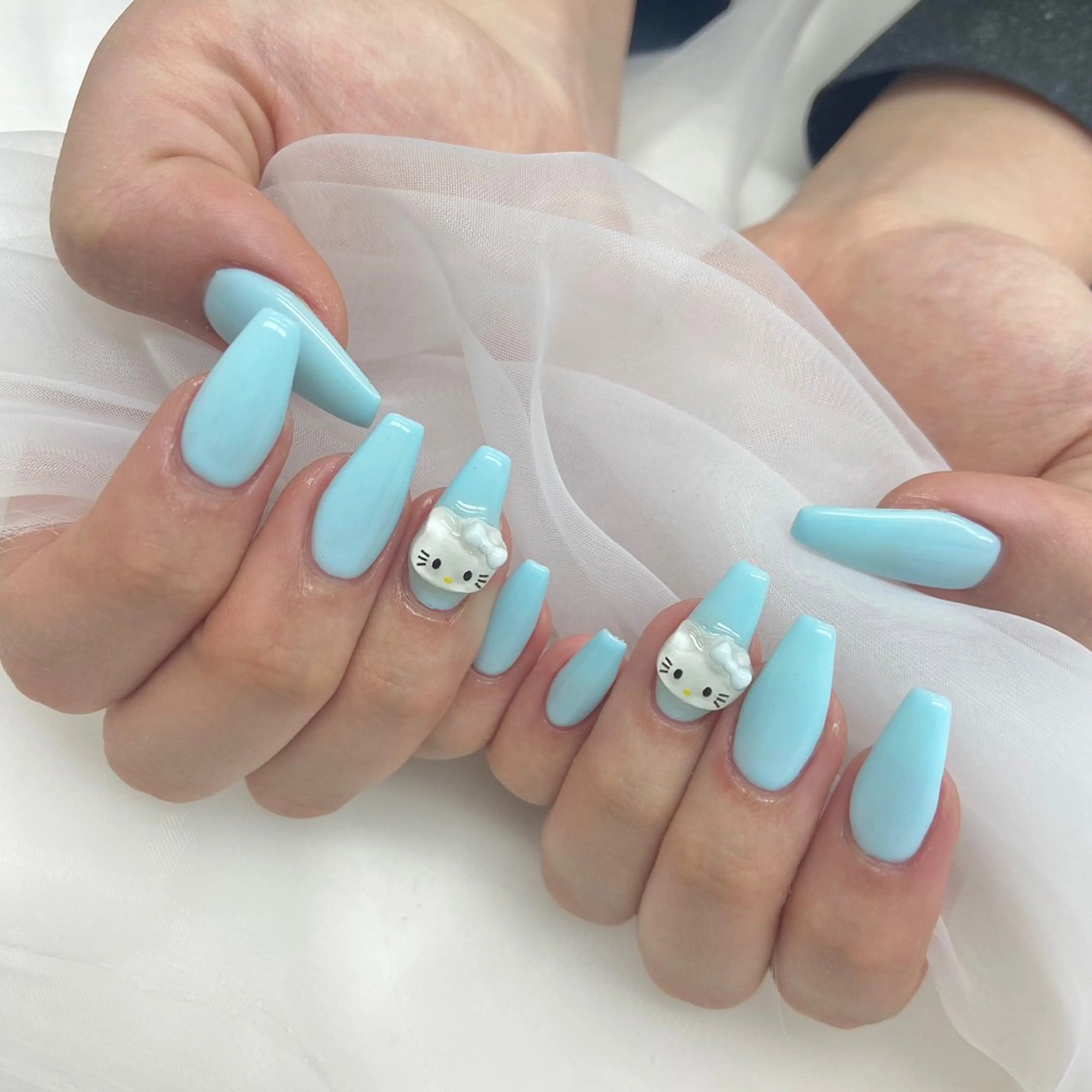 ロング ハンドネイル ネイルJaol 池袋のネイルデザイン