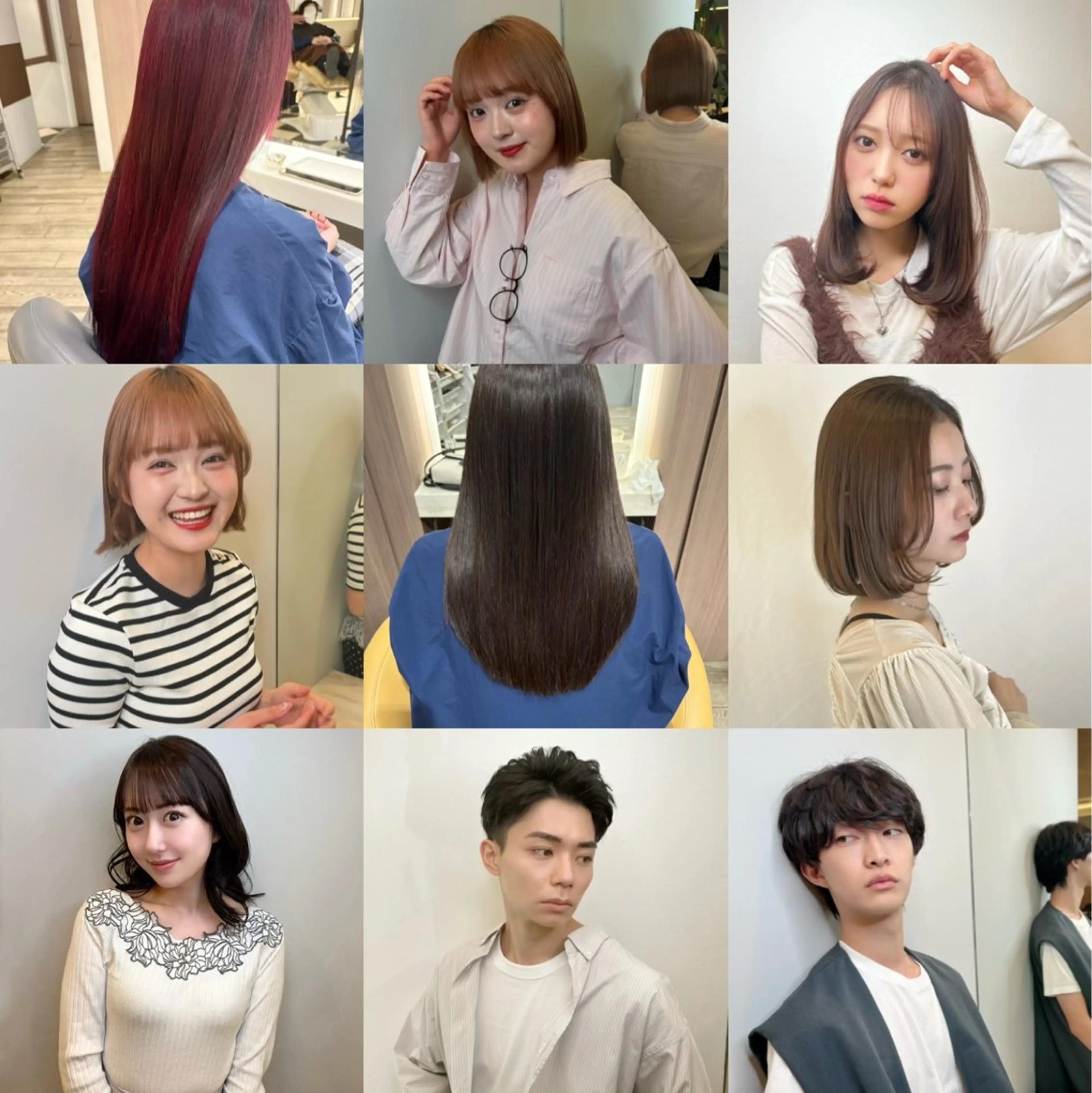 SNS撮影モデル！メンズ限定！顔出し撮影可能なお客様限定⭐️カット＋カラーの写真