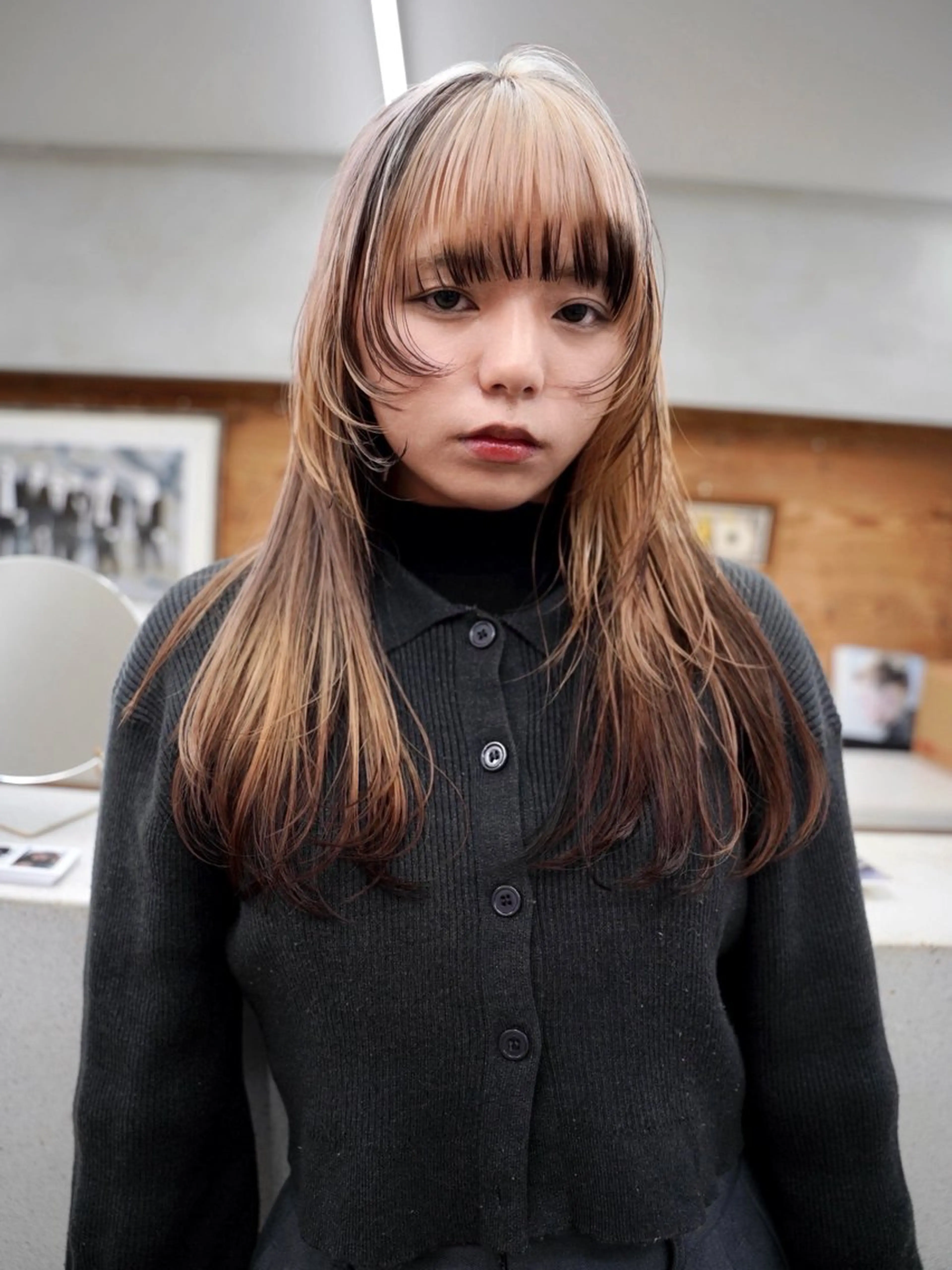 ロング カラー デザインカラー レイヤーカット カット ヘアカラー トリートメント Kaito🐶/ボブ /レイヤー/デザインのヘアスタイル