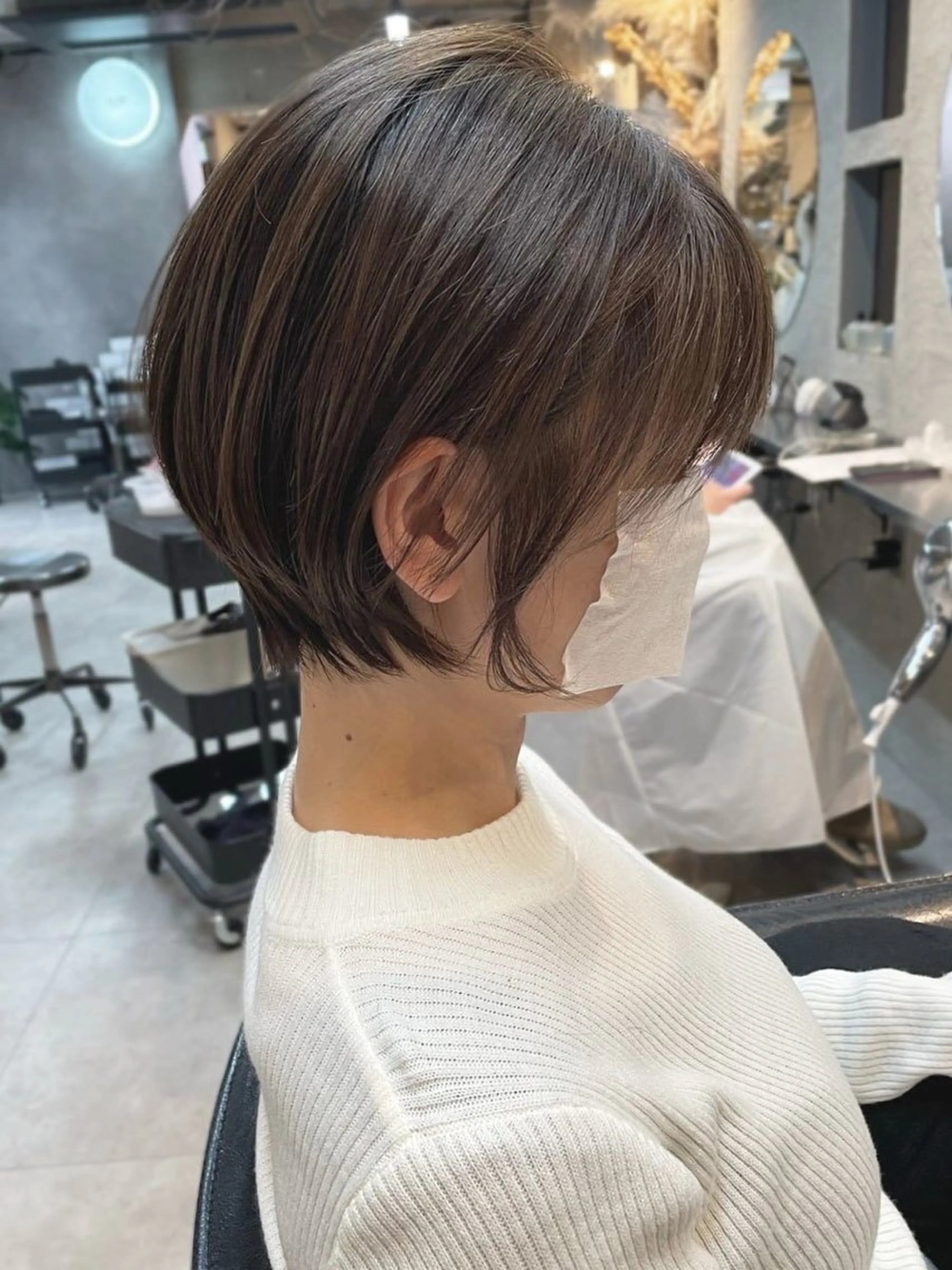 ショート カラー ハイライトカラー ハイライト 髪質改善 ショートヘア カット ヘアカラー トリートメント 内藤　宏紀 tidasmileのヘアスタイル