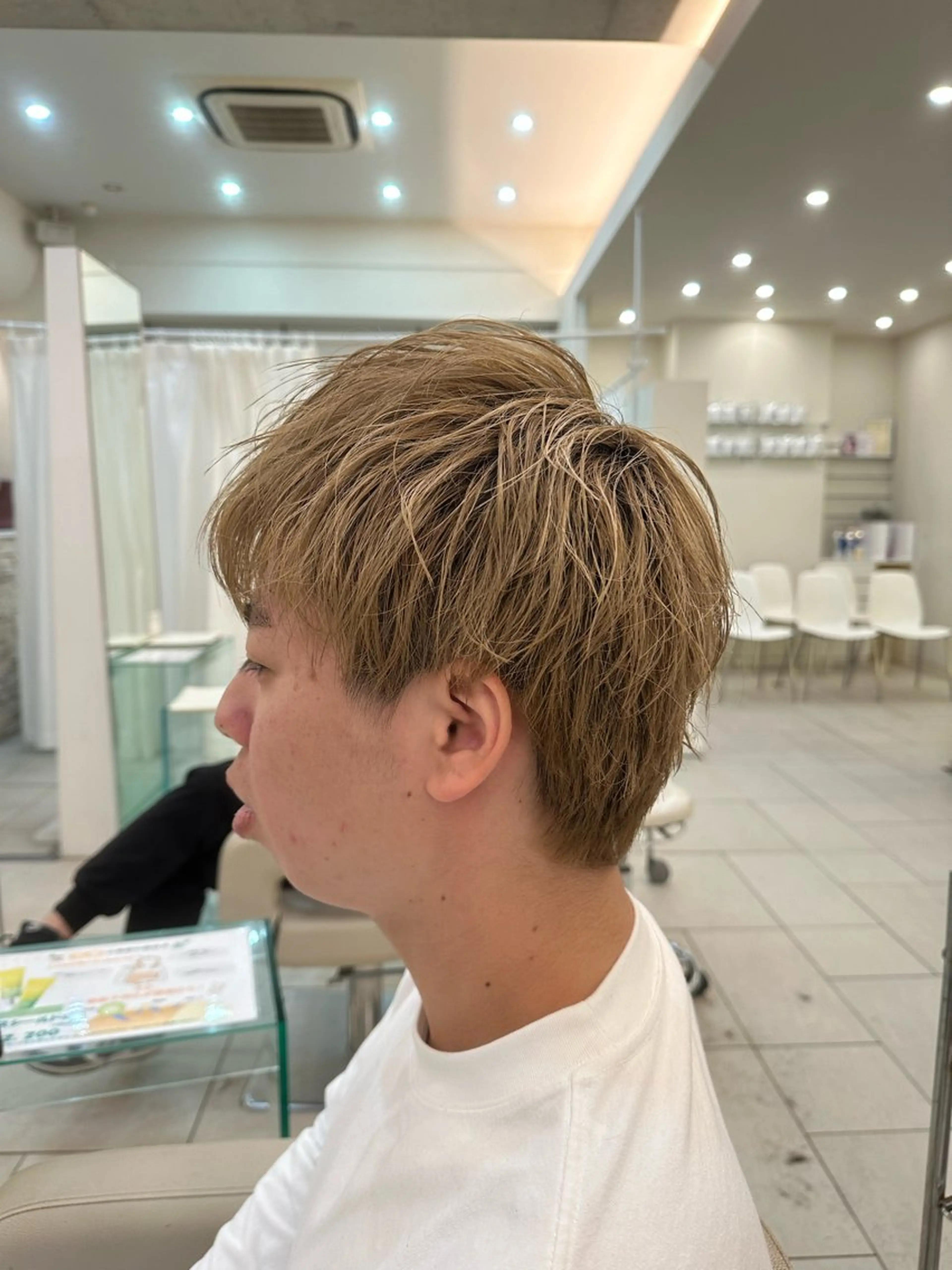 メンズ カット ヘアカラー メンズ特化/メンズ パーマ/ハイトーンのヘアスタイル