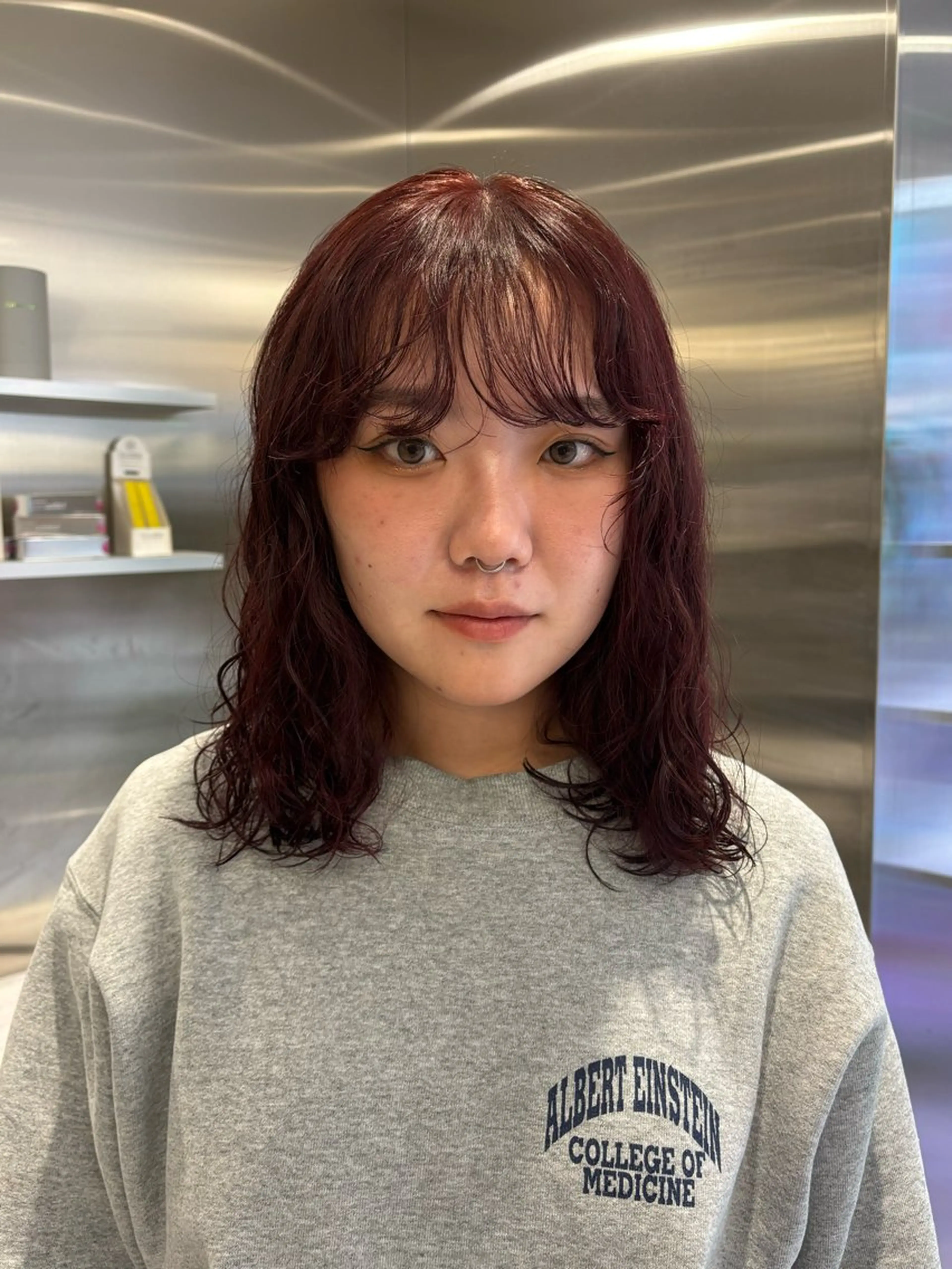 セミロング カラー ヘアカラー cocoro💗 ﾏﾂｴｸ/ﾈｲﾙのマツエク・マツパデザイン