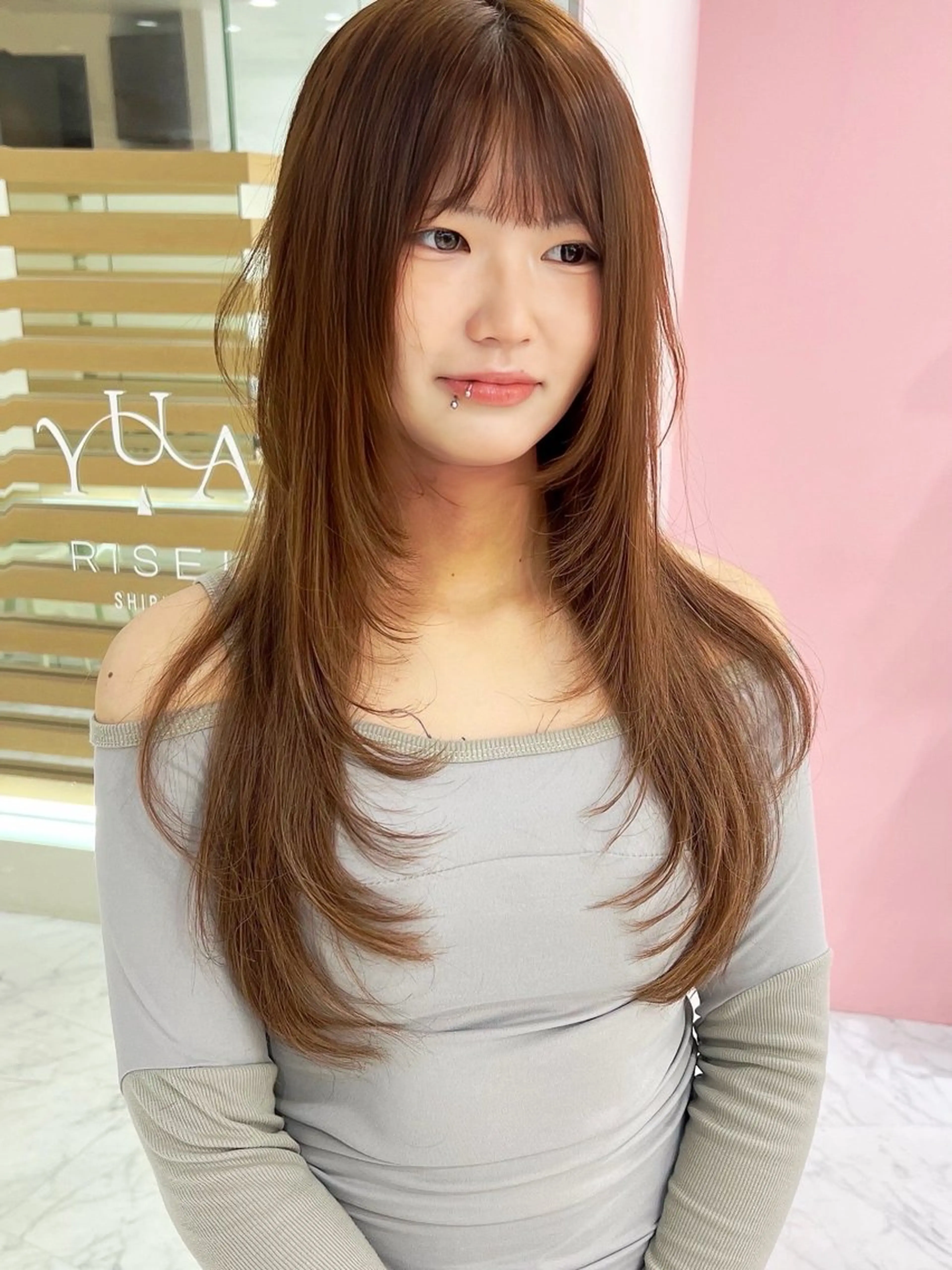 ロング エクステ レイヤーカット カット エクステ 🫧パリエク🫧 MACOのマツエク・マツパデザイン