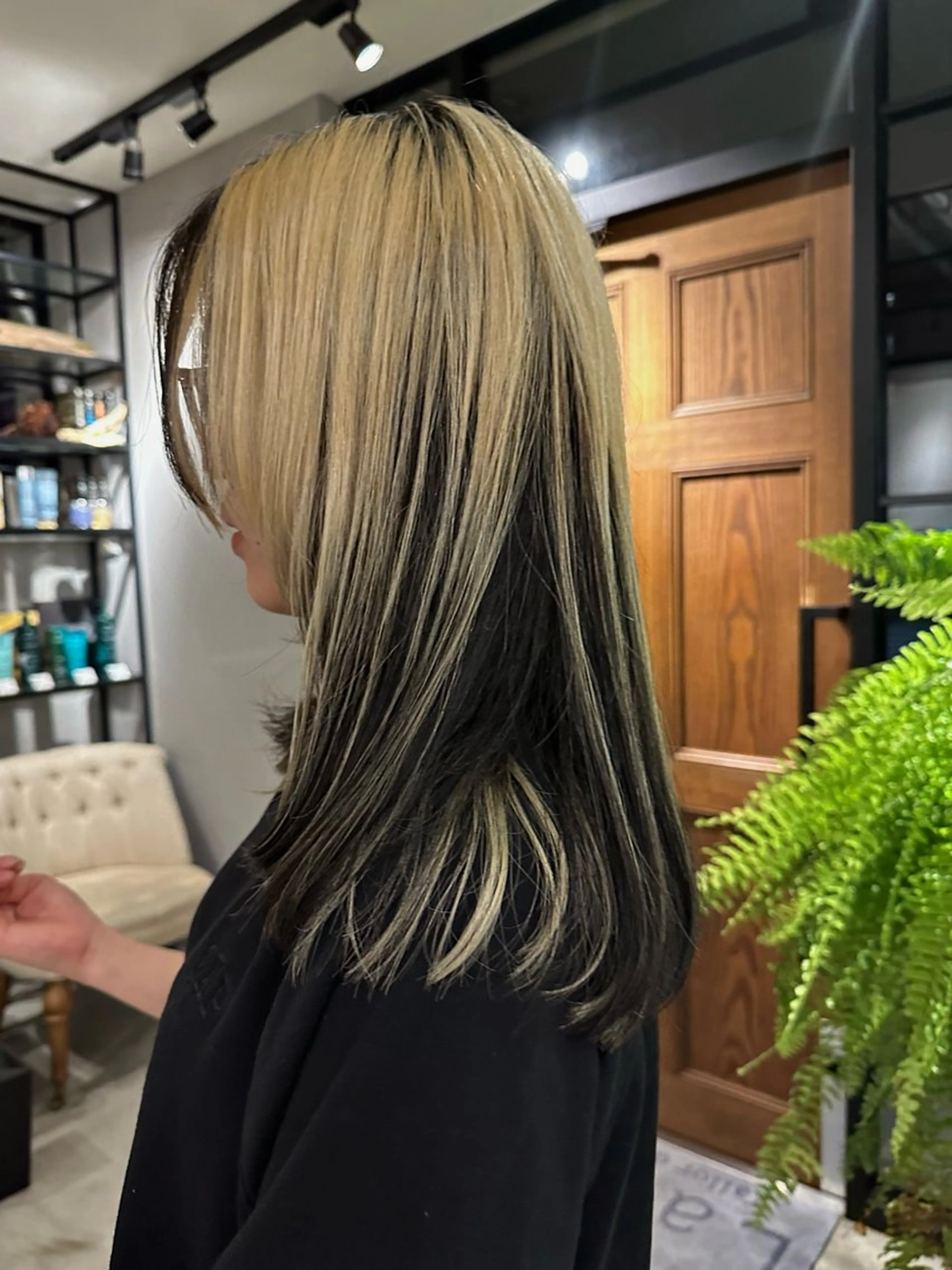 ロング なかの りなのヘアスタイル