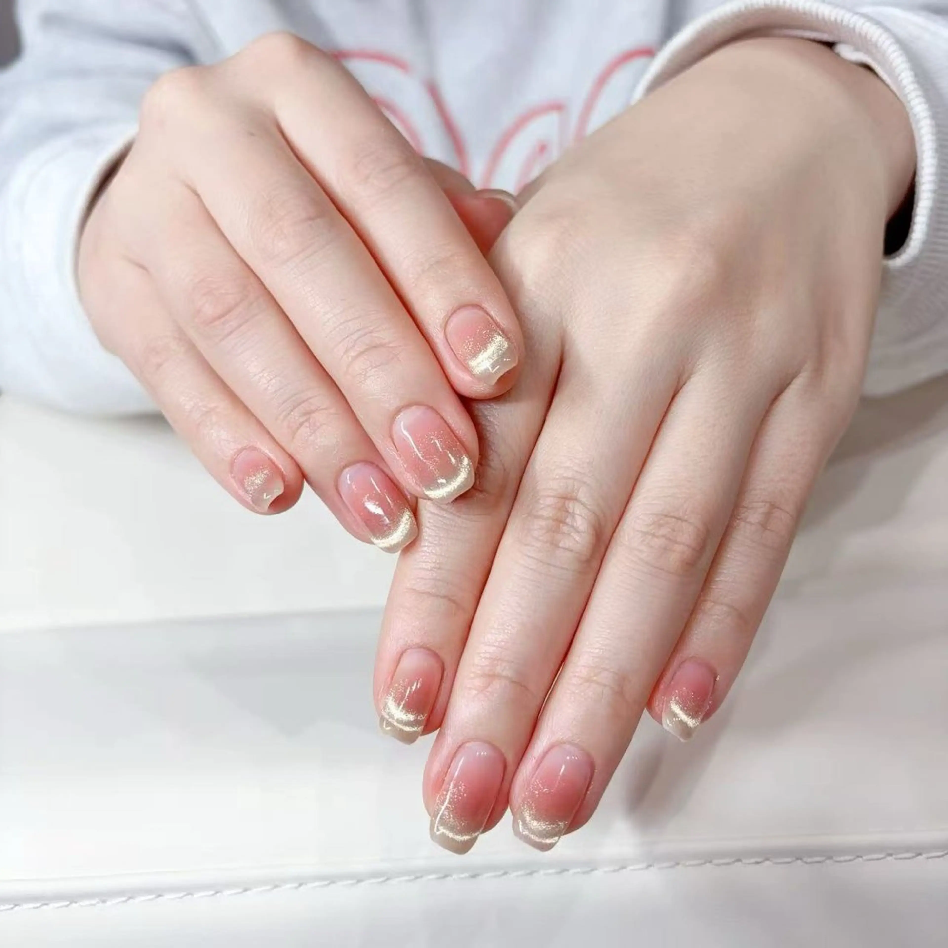 ネイル アートネイル チークネイル 長さ出し フットネイル ジェルネイル 山田 由奈のネイルデザイン