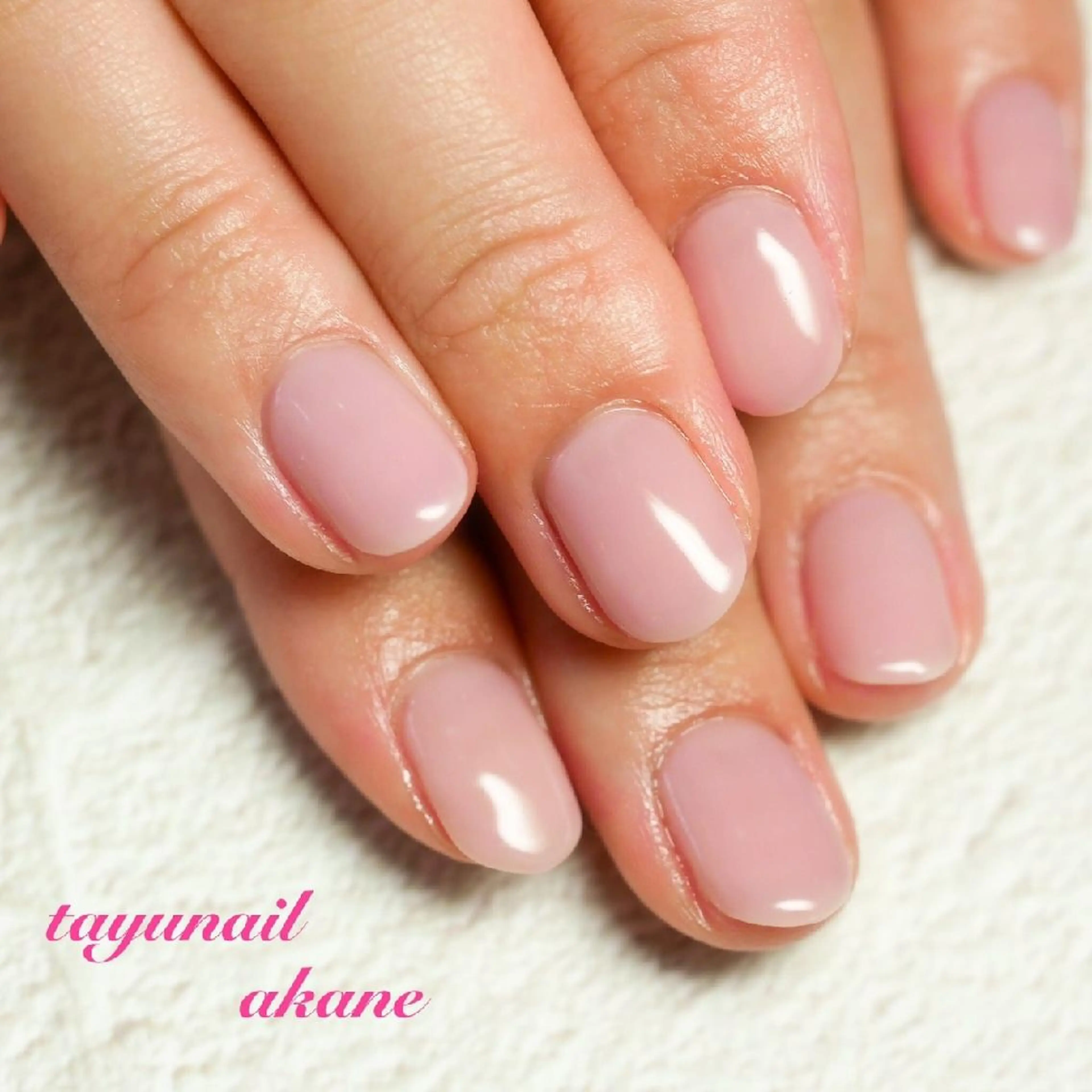 ネイル ブルー ジェルネイル ワンカラーネイル パラジェル 春ネイル ネイルサロン 【たゆnail】のネイルデザイン