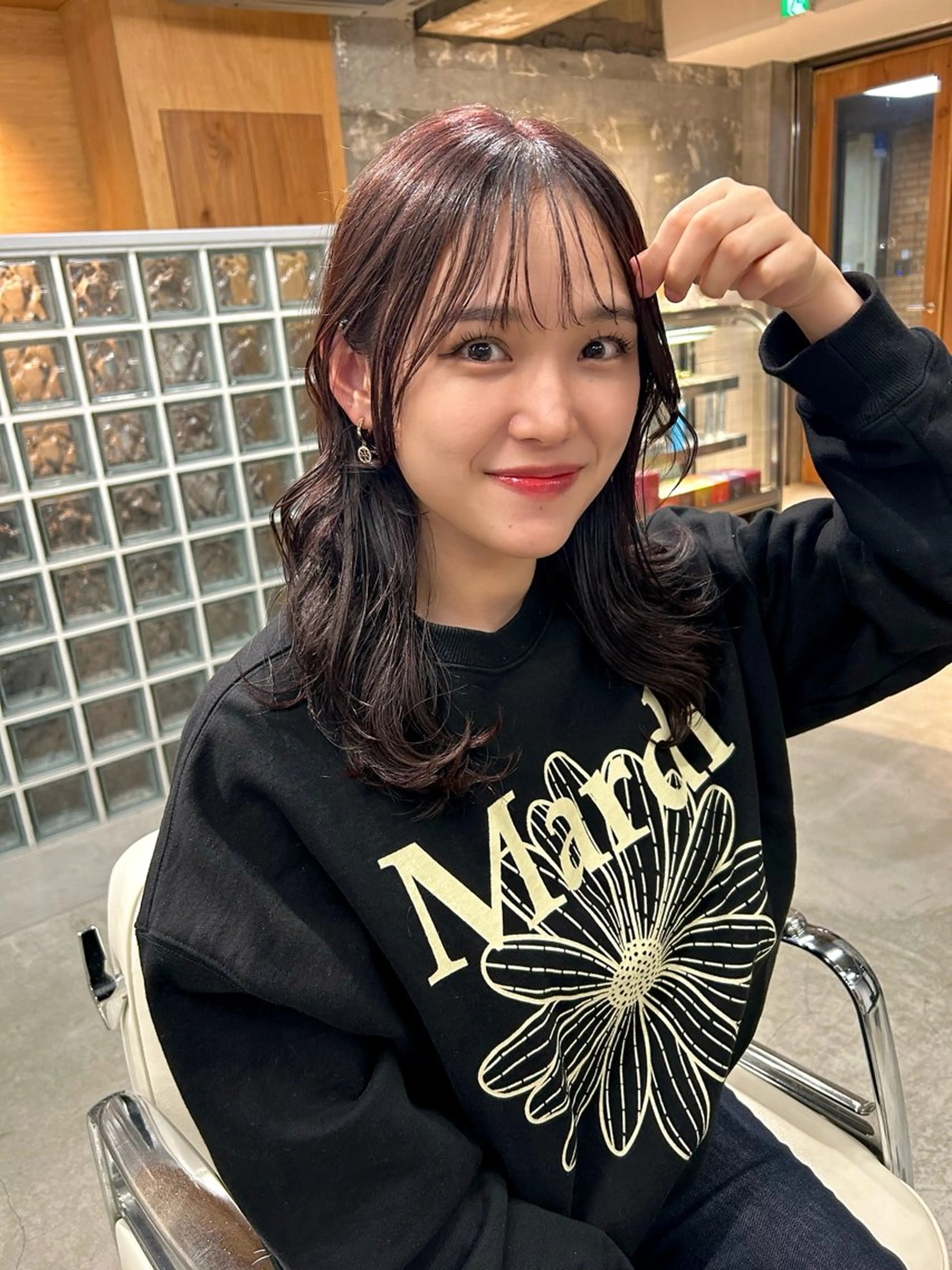 セミロング 【心斎橋・本町】 'PAPRE'メイのヘアスタイル