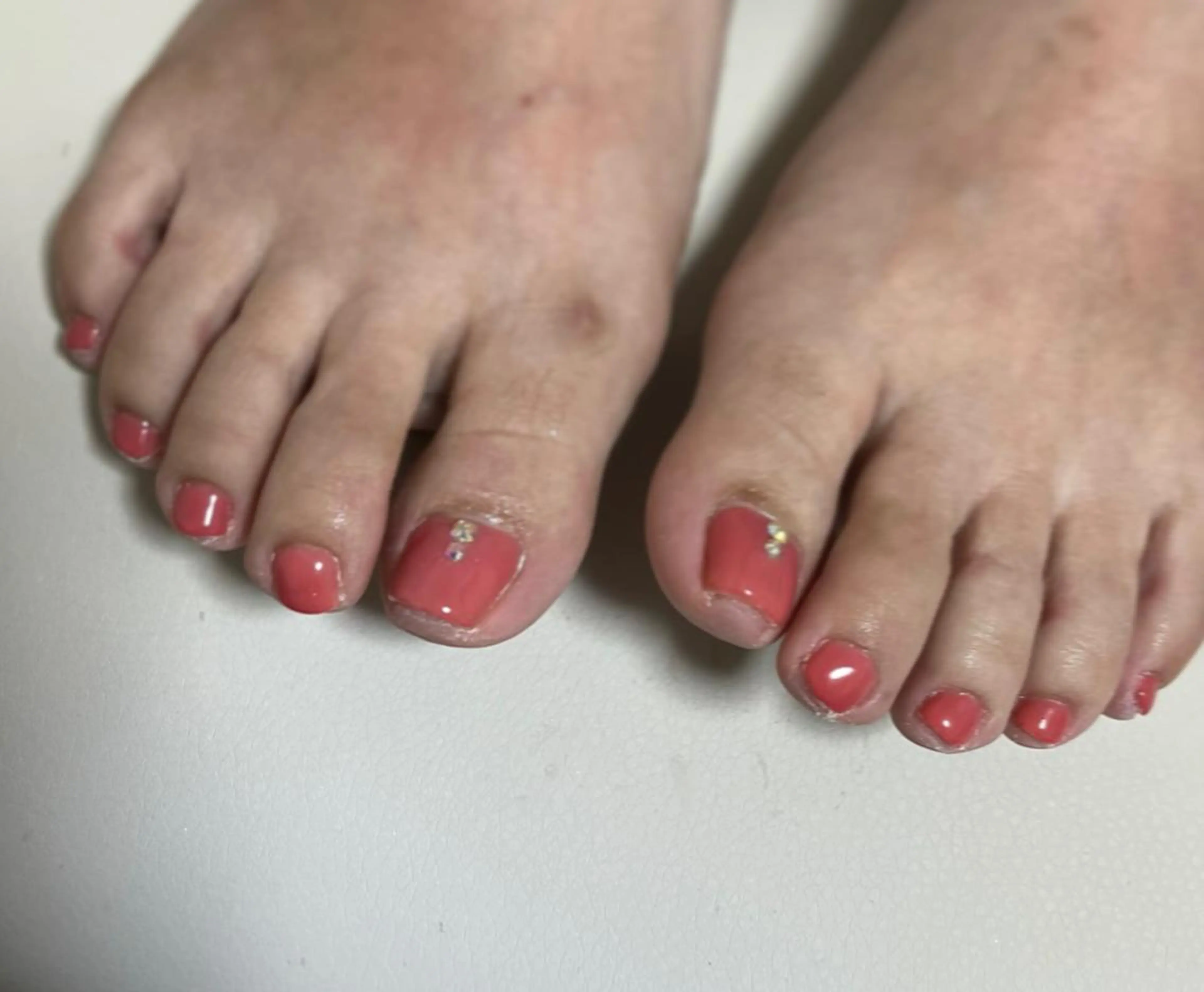 ネイル フットネイル シンプルネイル nail M&Tのネイルデザイン