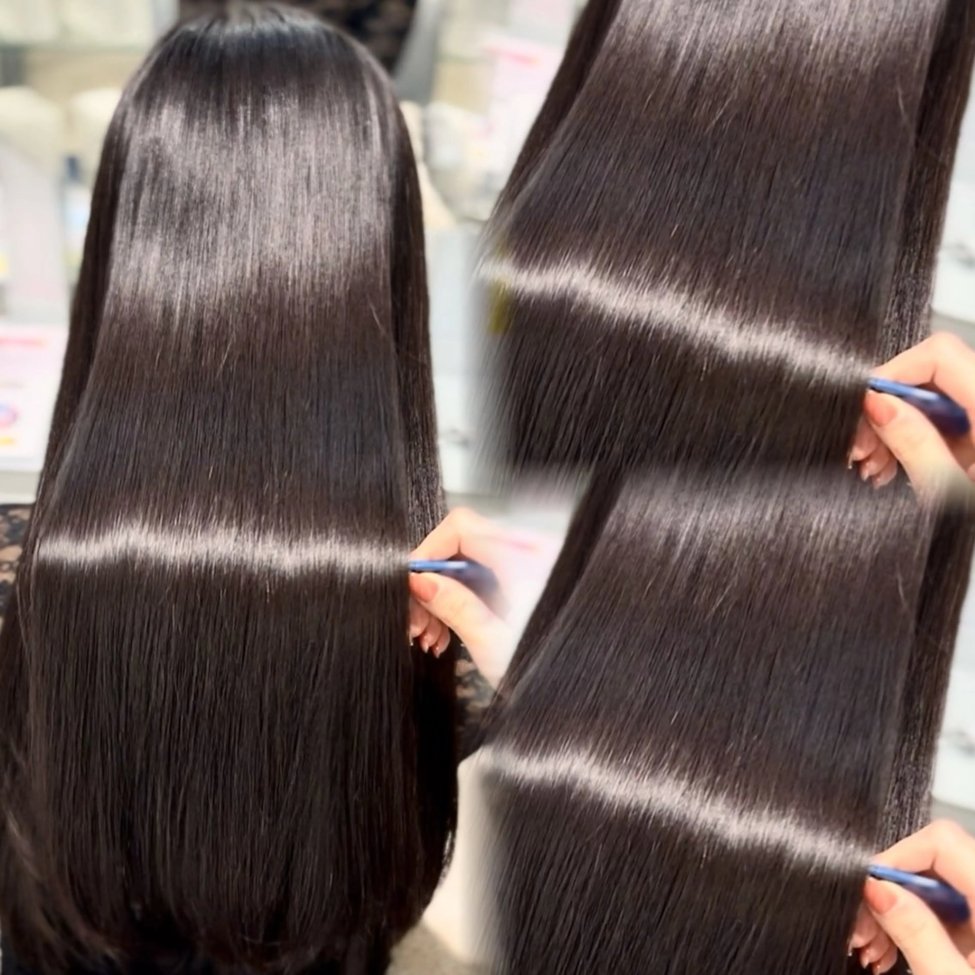 ロング カット 縮毛矯正 ✨縮毛矯正/ボブ✨ 佐藤 さくらのヘアスタイル