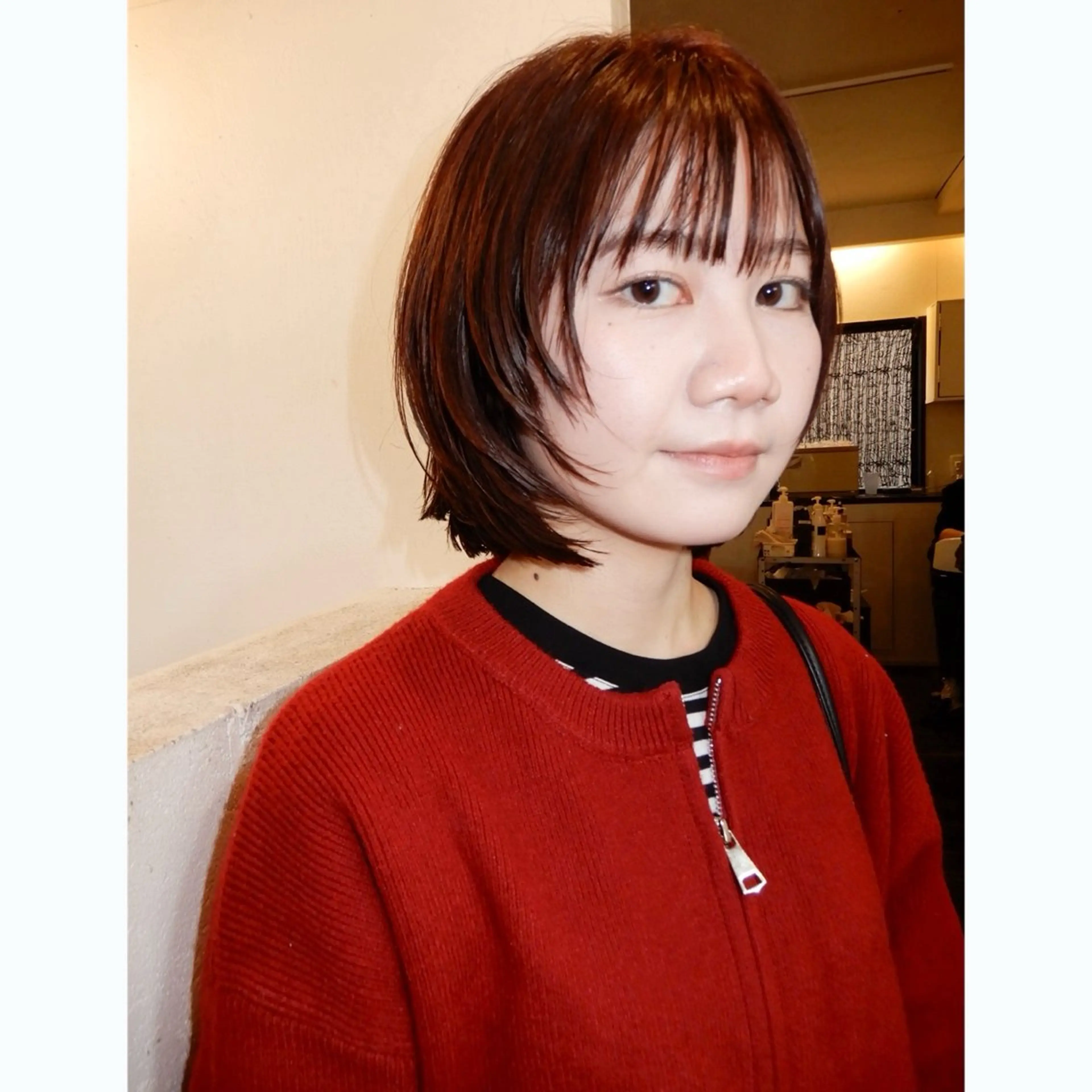 【大人ピンクカラー🩷】デザインカット➕大人ピンクカラー🩷の写真