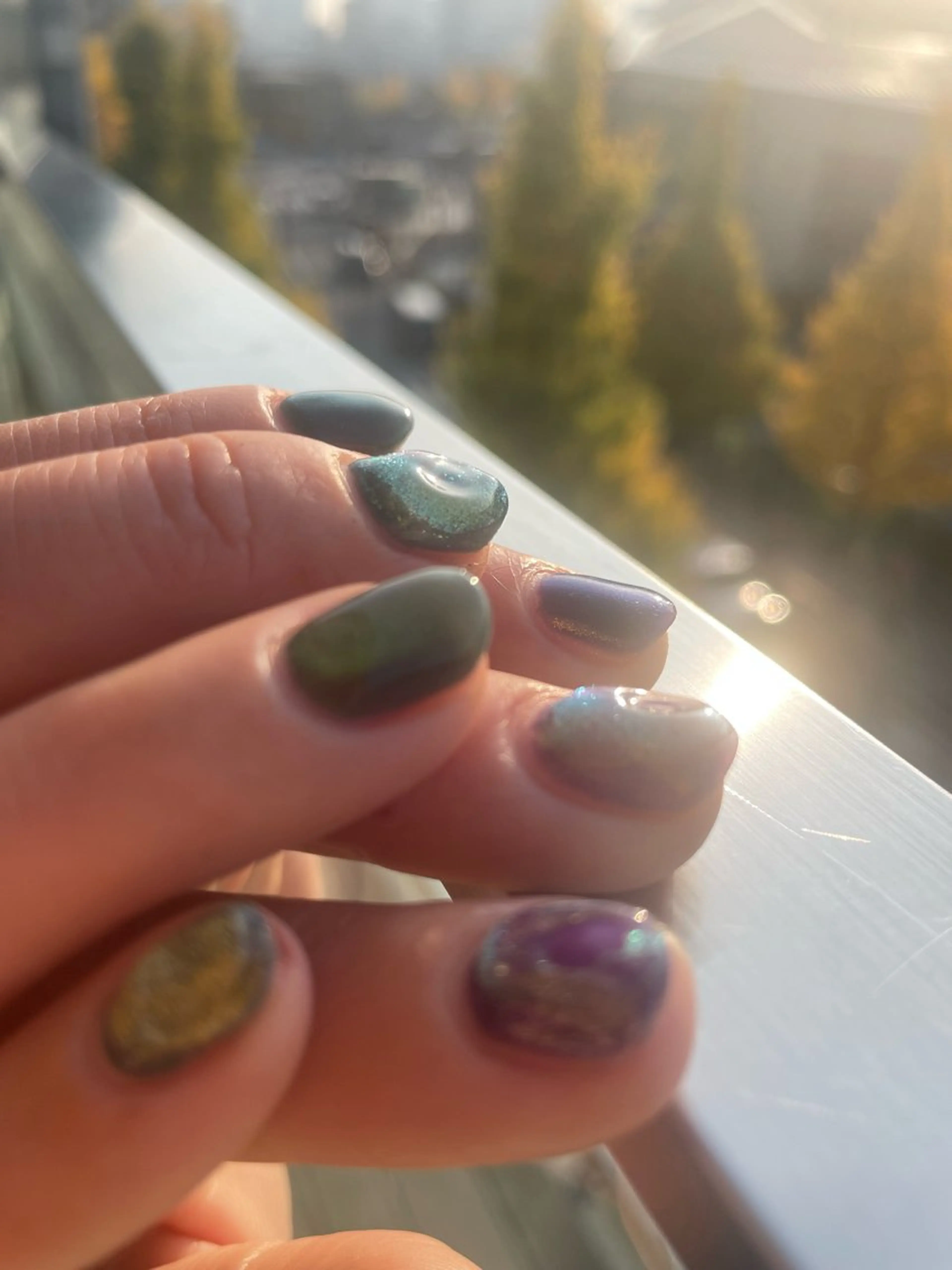 ネイル マグネットネイル ニュアンスネイル ハンドネイル cscnail keikoのネイルデザイン