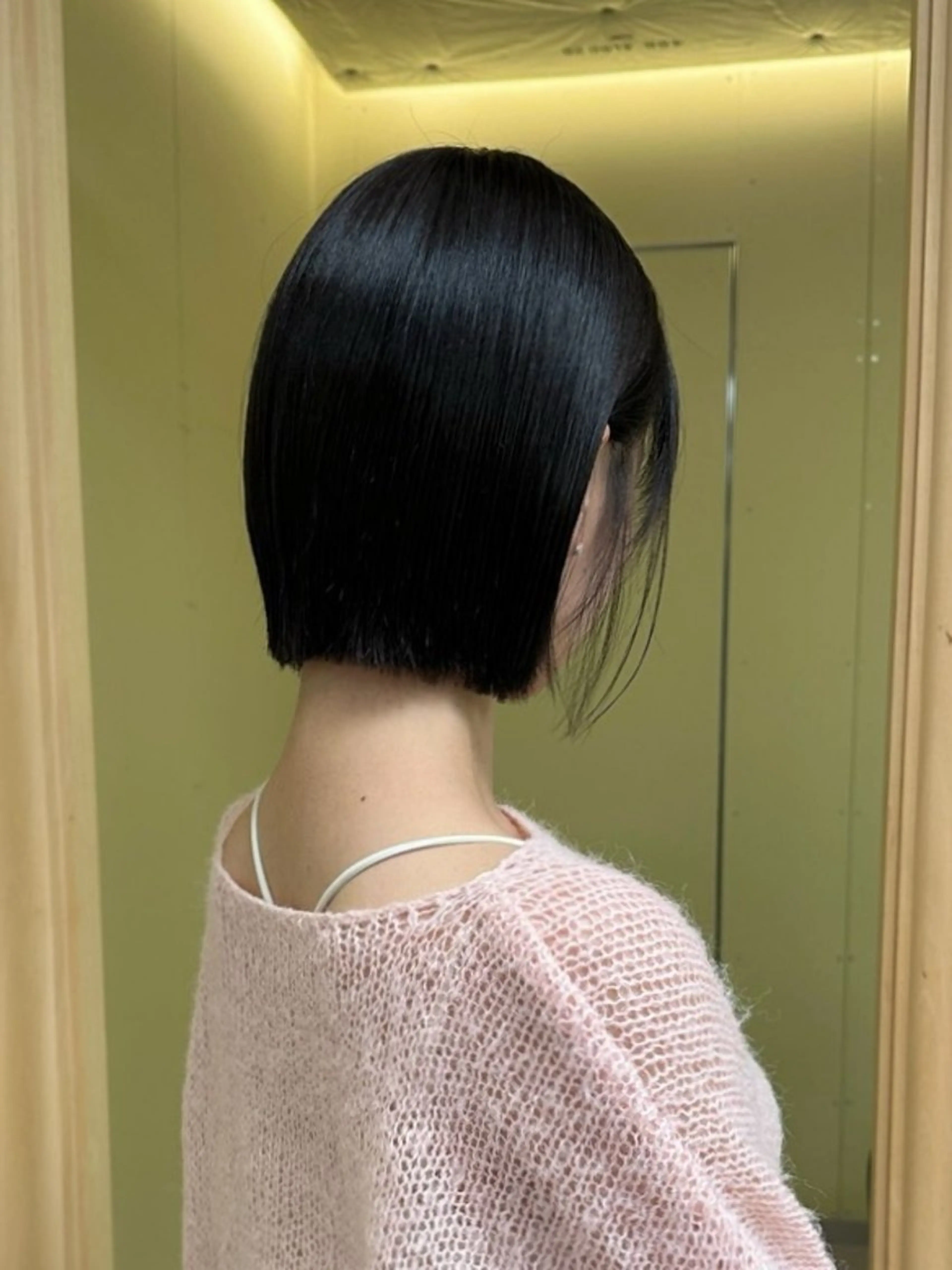ショート ボブ カット 新宿×扱いやすいボブ /ボブ専門TAMEのヘアスタイル