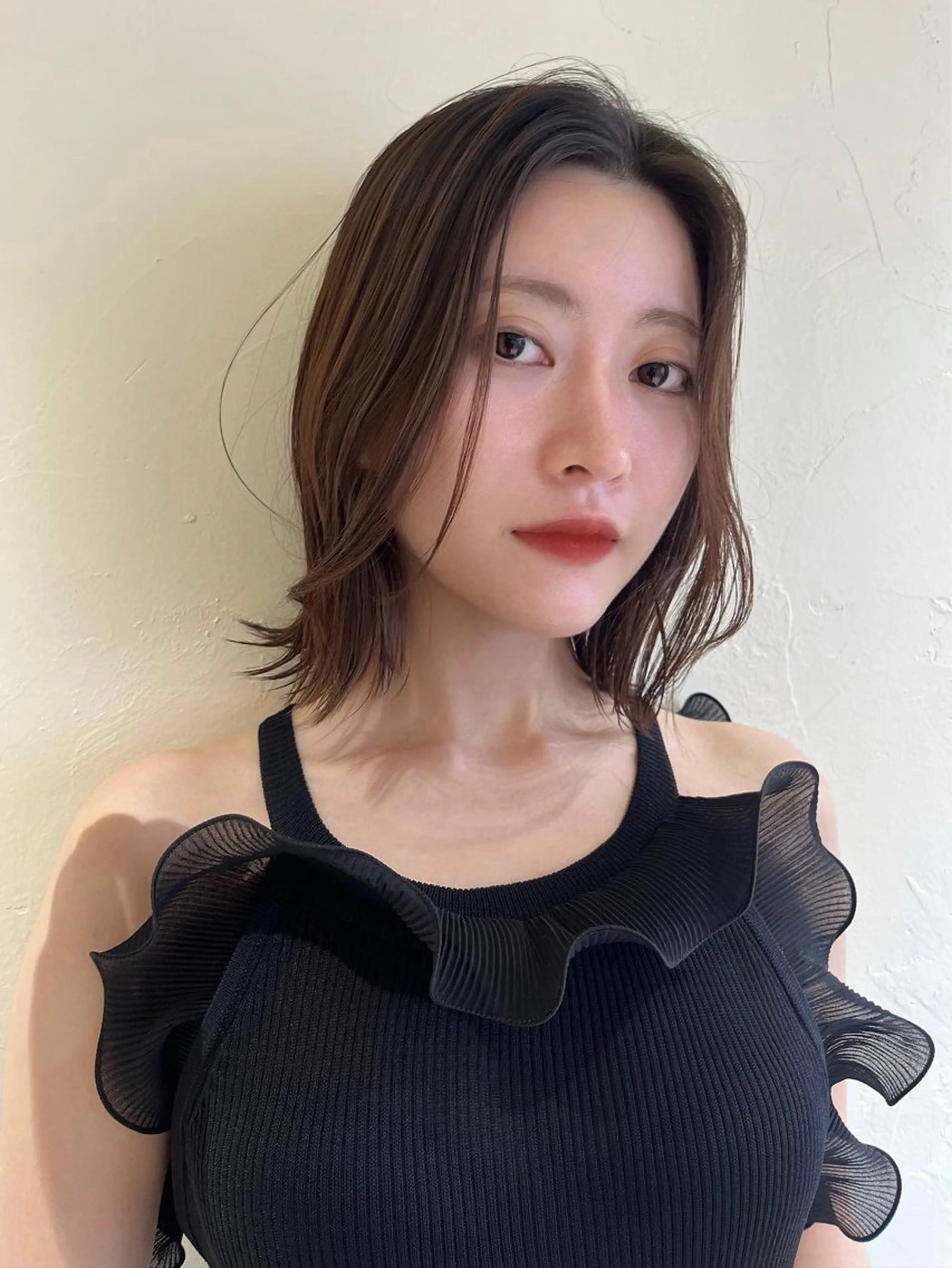 ミディアム カラー カット ヘアカラー トリートメント 似合わせレディース/ メンズ/あゆかのヘアスタイル