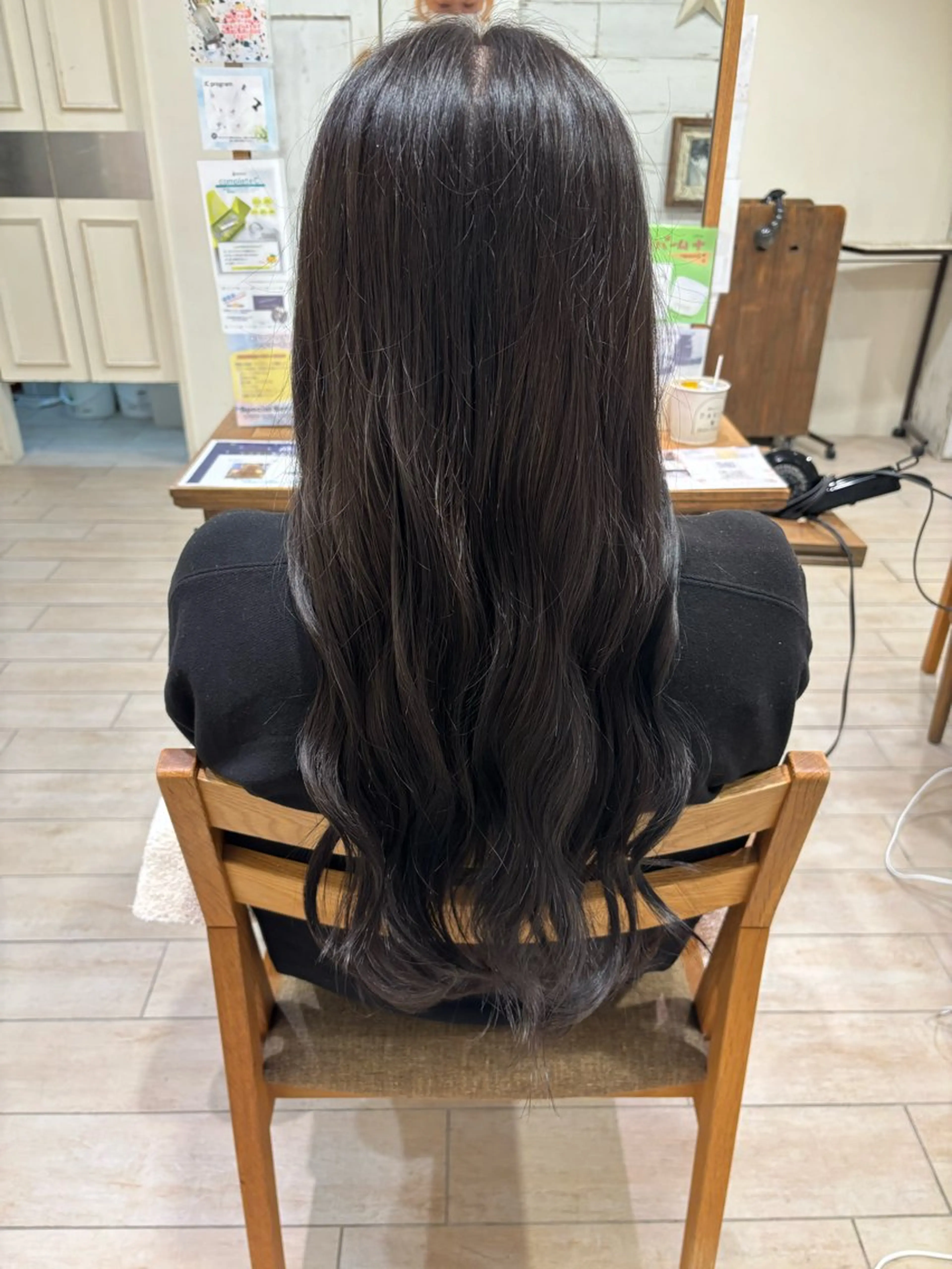 ロング カラー ヘアカラー 服部 みやびのヘアスタイル