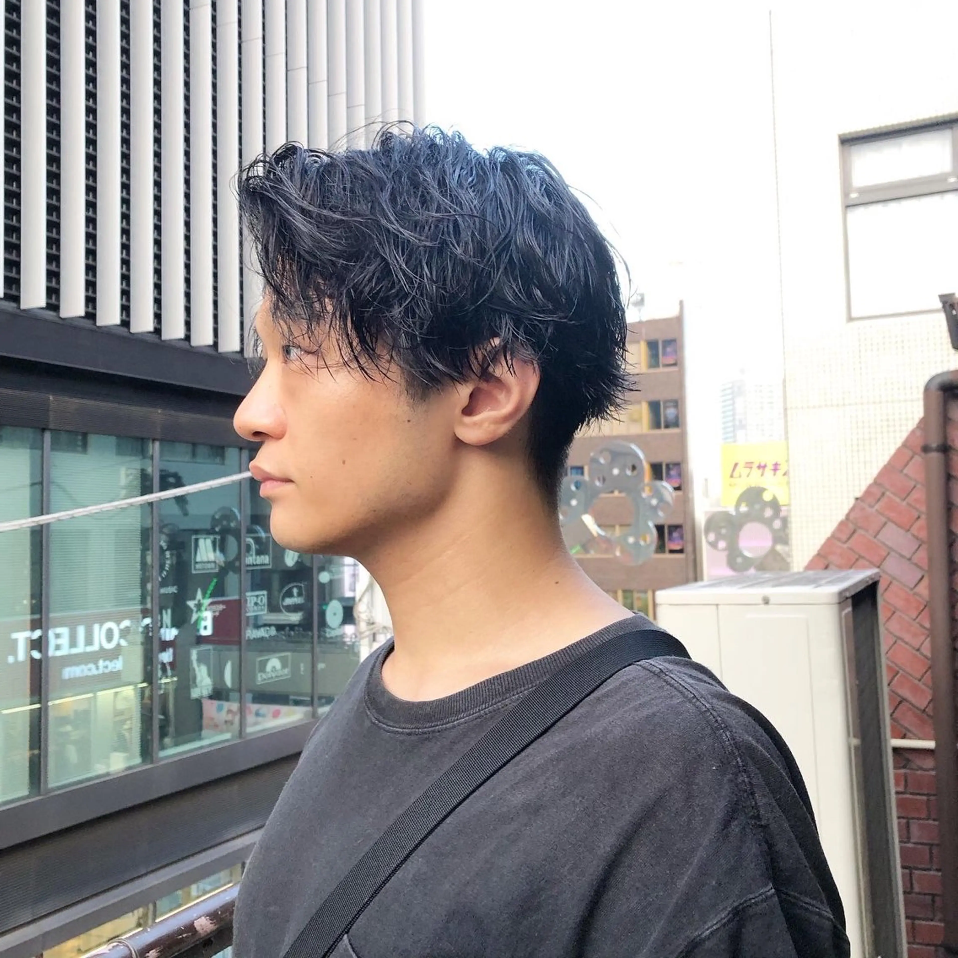パーマ ヘアアレンジ メンズ カット パーマ トリートメント ヘアセット ainico+所属・メンズ特化✂️栗原 侑也のヘアスタイル