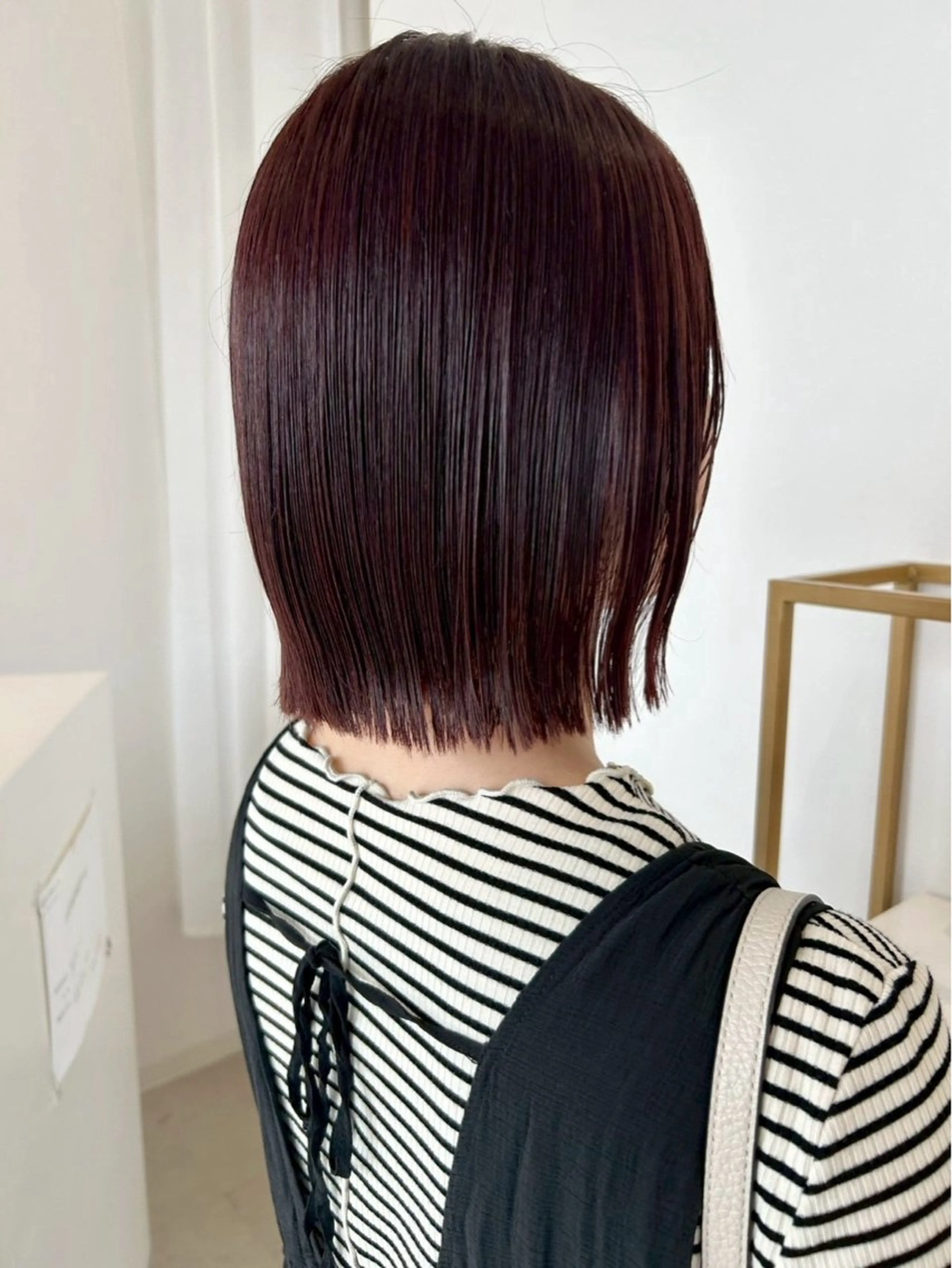 ミディアム カラー ヘアカラー 木村 友泉のヘアスタイル