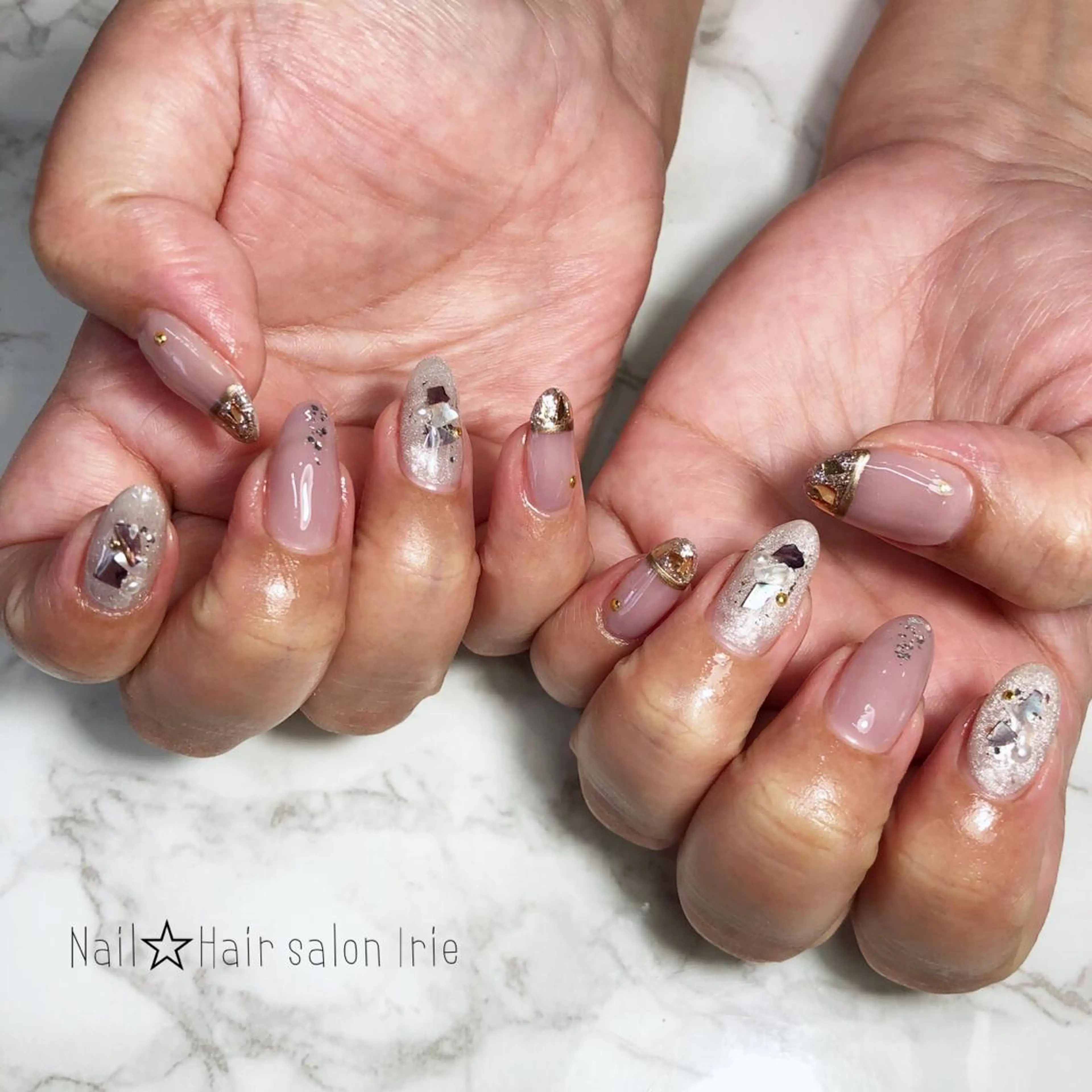 ネイル ハンドネイル Hair salon Irie所属・與儀 知佳のネイルデザイン