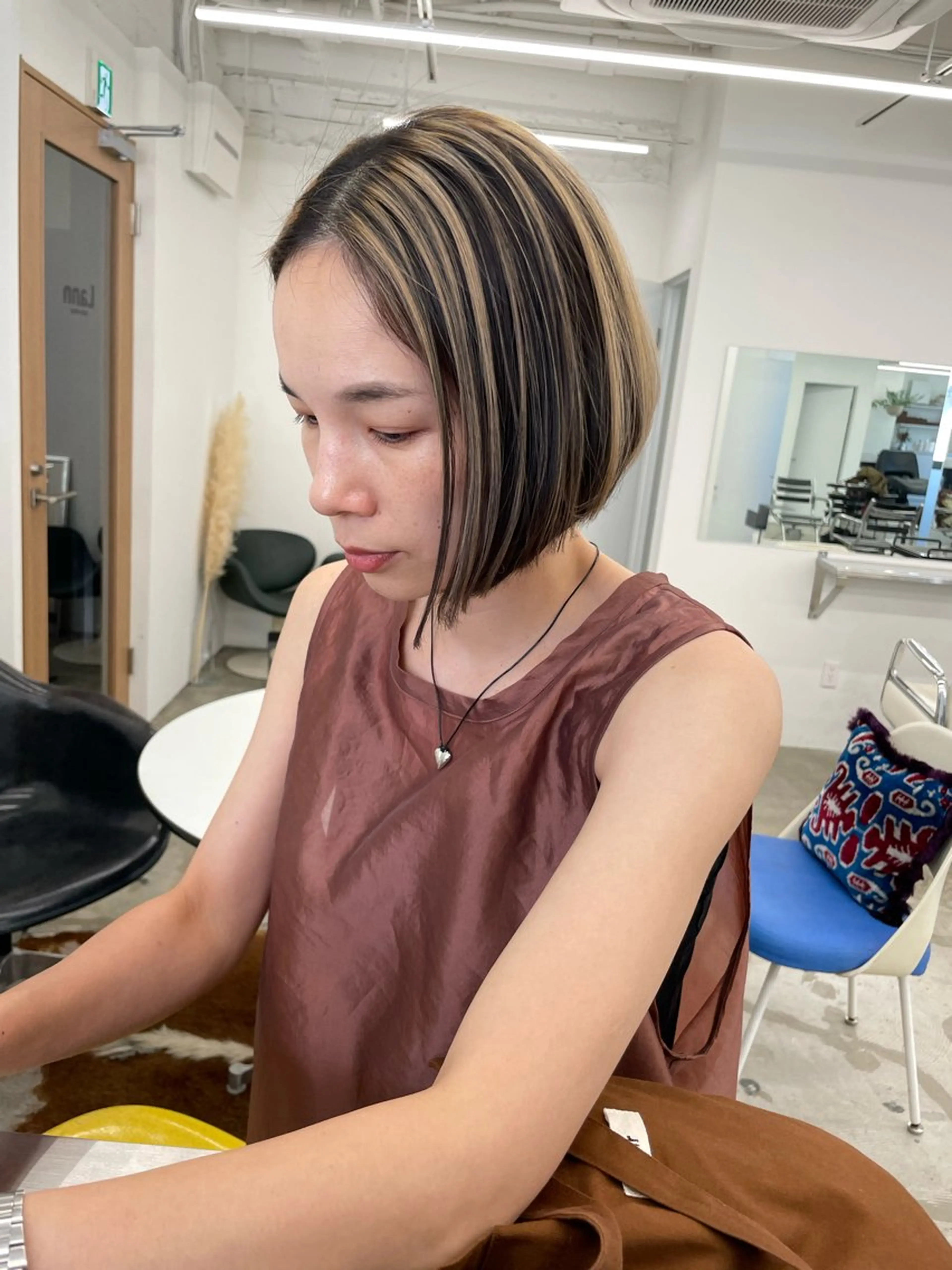 カット+ハイライトの写真