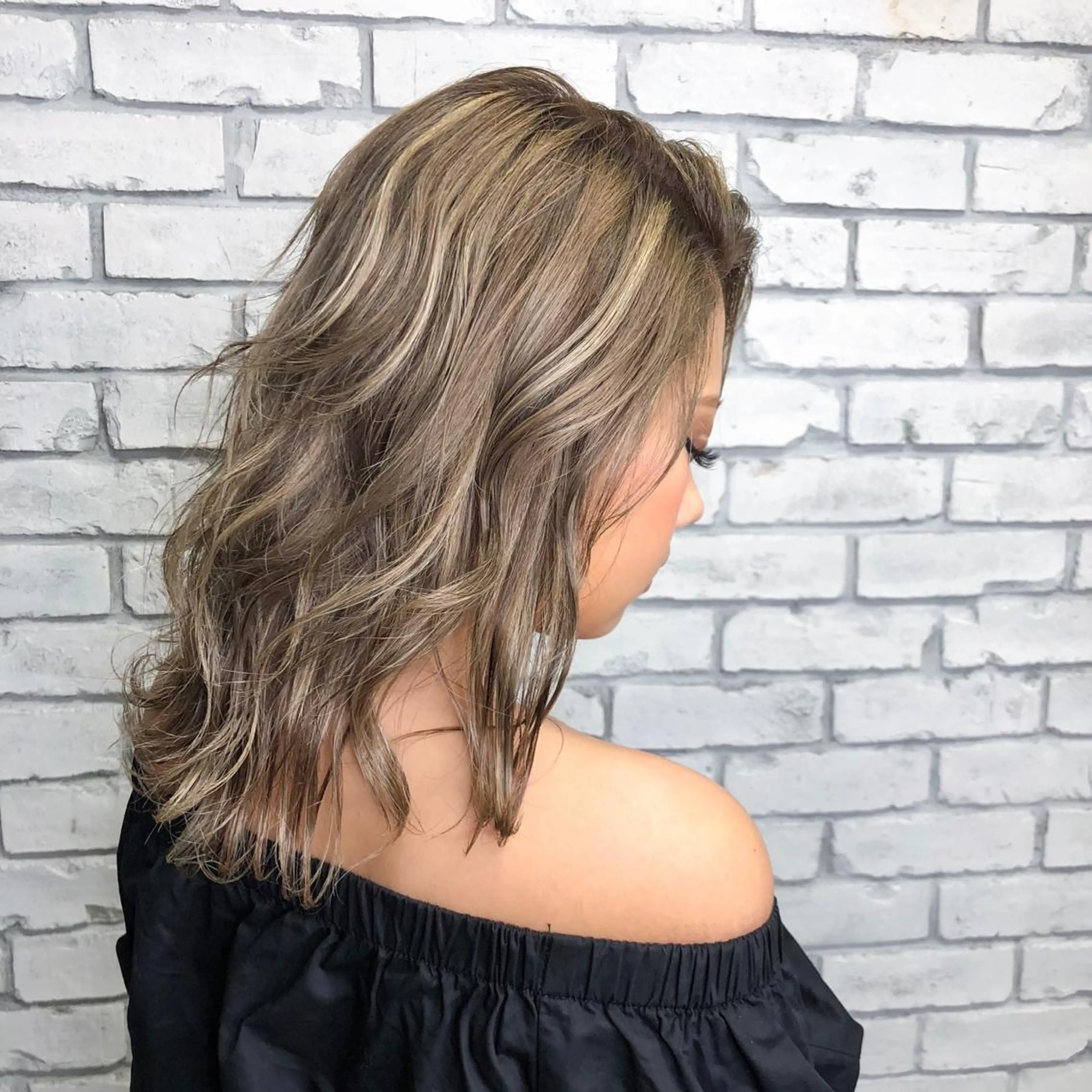 セミロング カラー welring hair salonのヘアスタイル