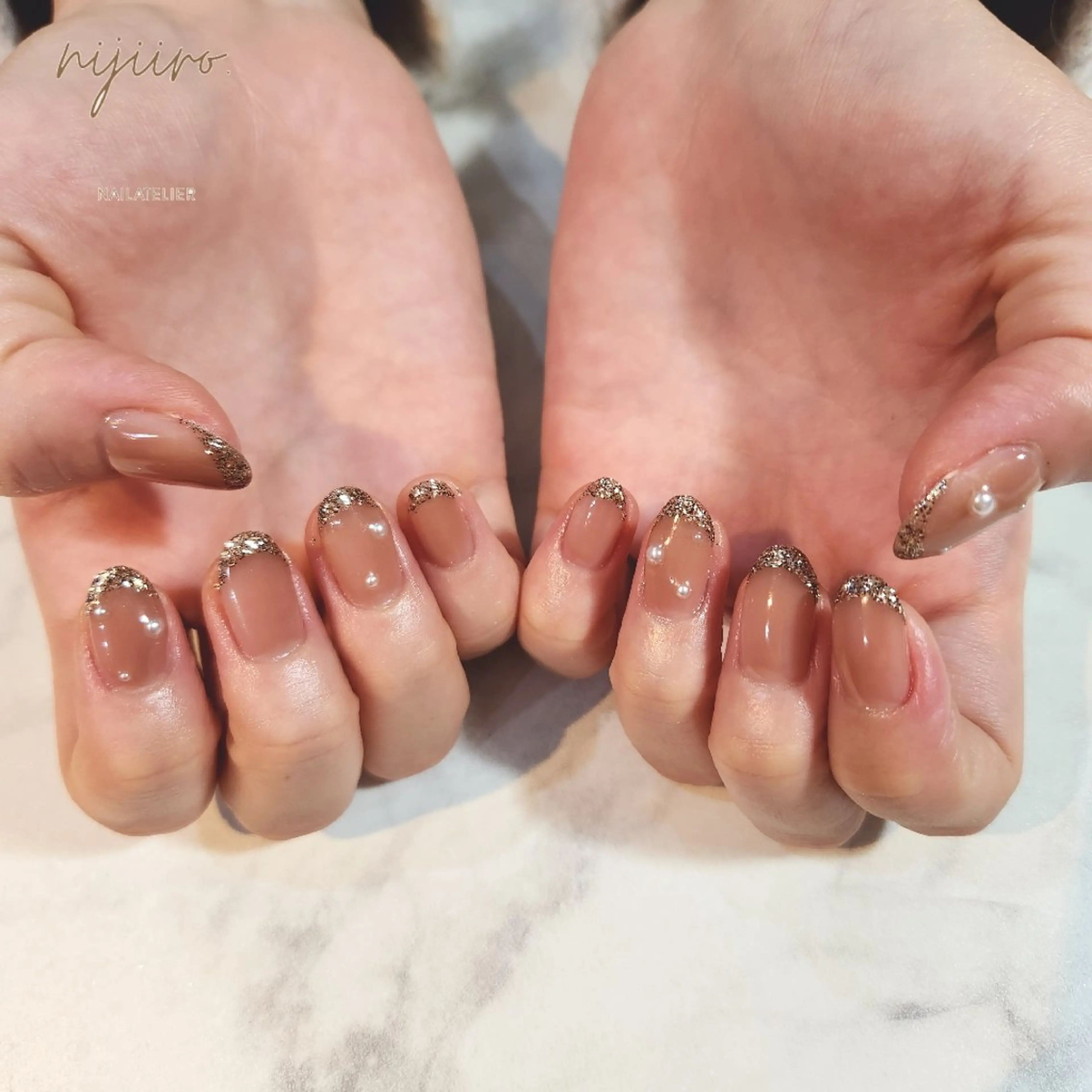 ネイル ハンドネイル nailatelier nijiiro.所属・nijiiro🌈 サトウのネイルデザイン