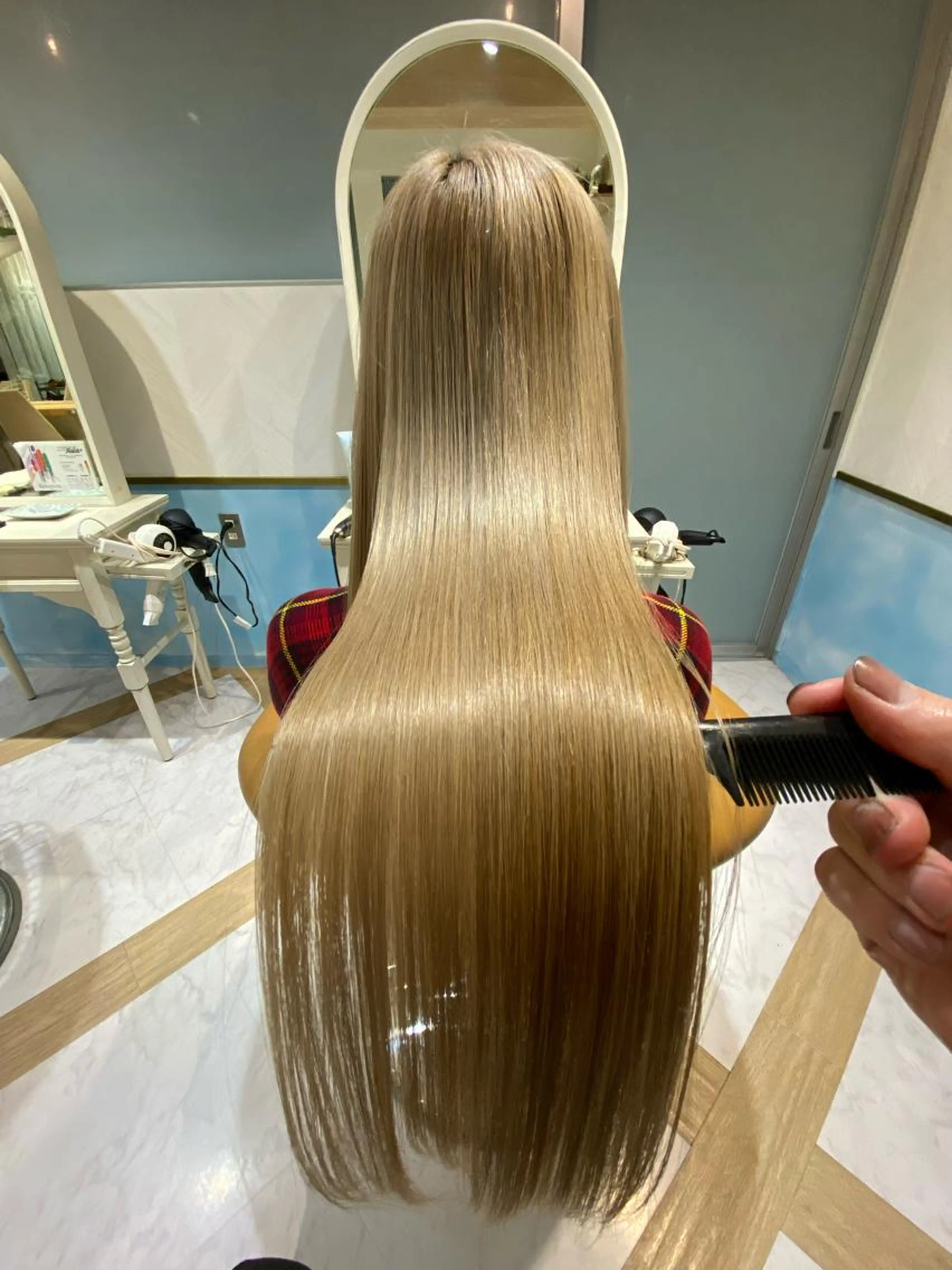 【ブリーチ毛OK】💎酸性ストレート+髪質改善トリートメント💎の写真