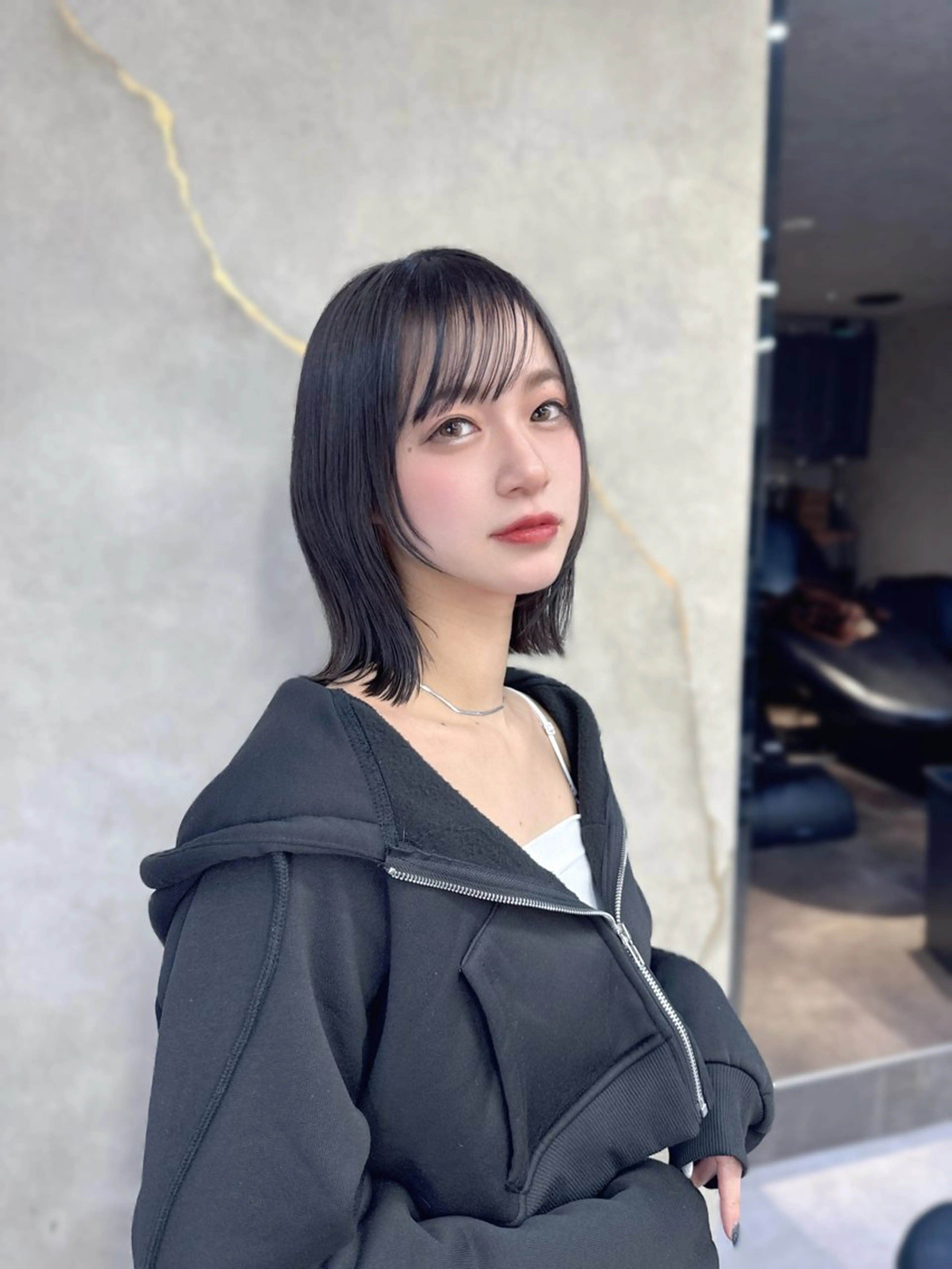 [🔴セット短縮🔴］カット+前髪縮毛矯正💫＋髪質改善トリートメント🫧の写真