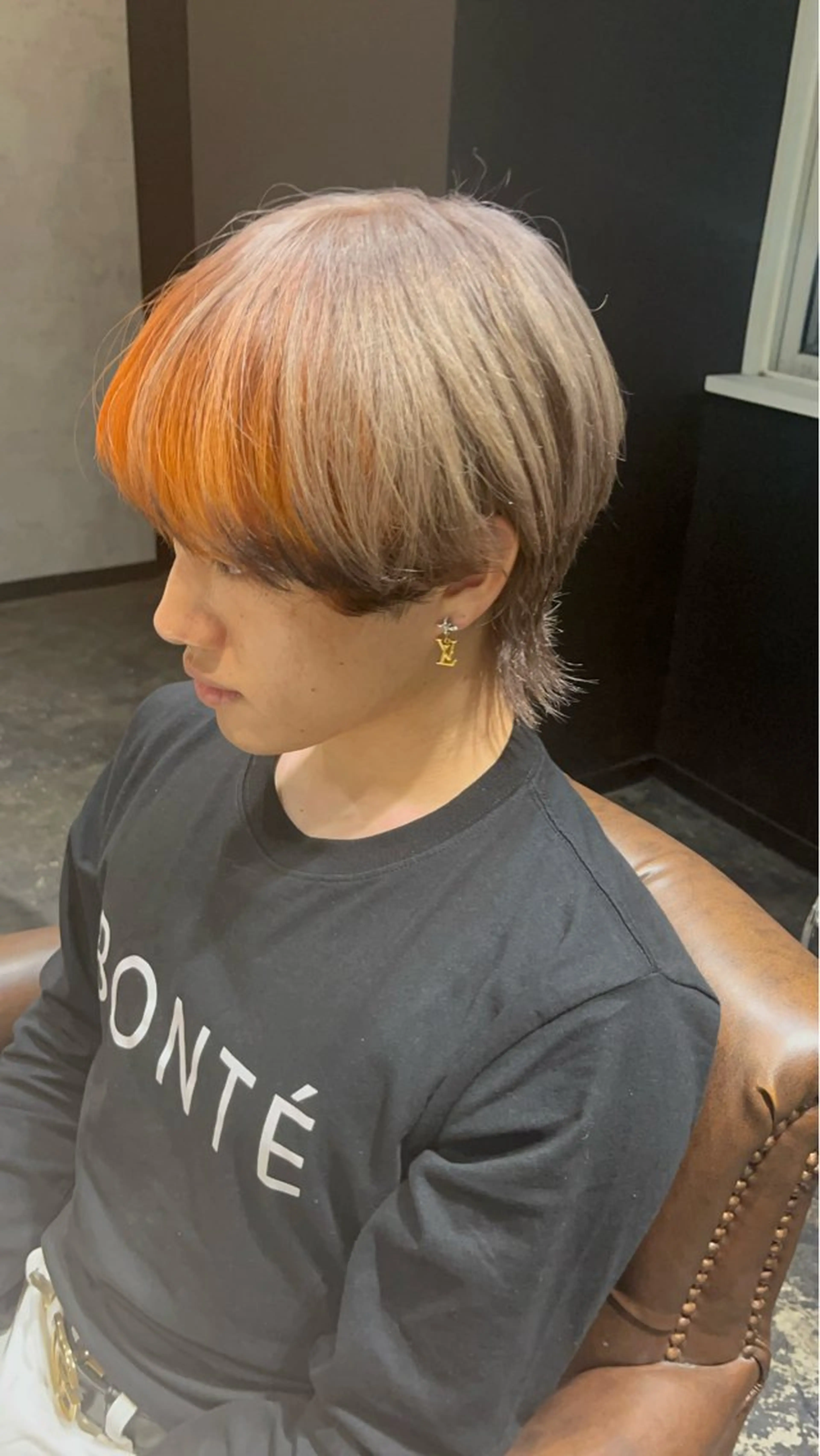 ショート カラー デザインカラー 💈メンズ職人 ルキト💈のヘアスタイル