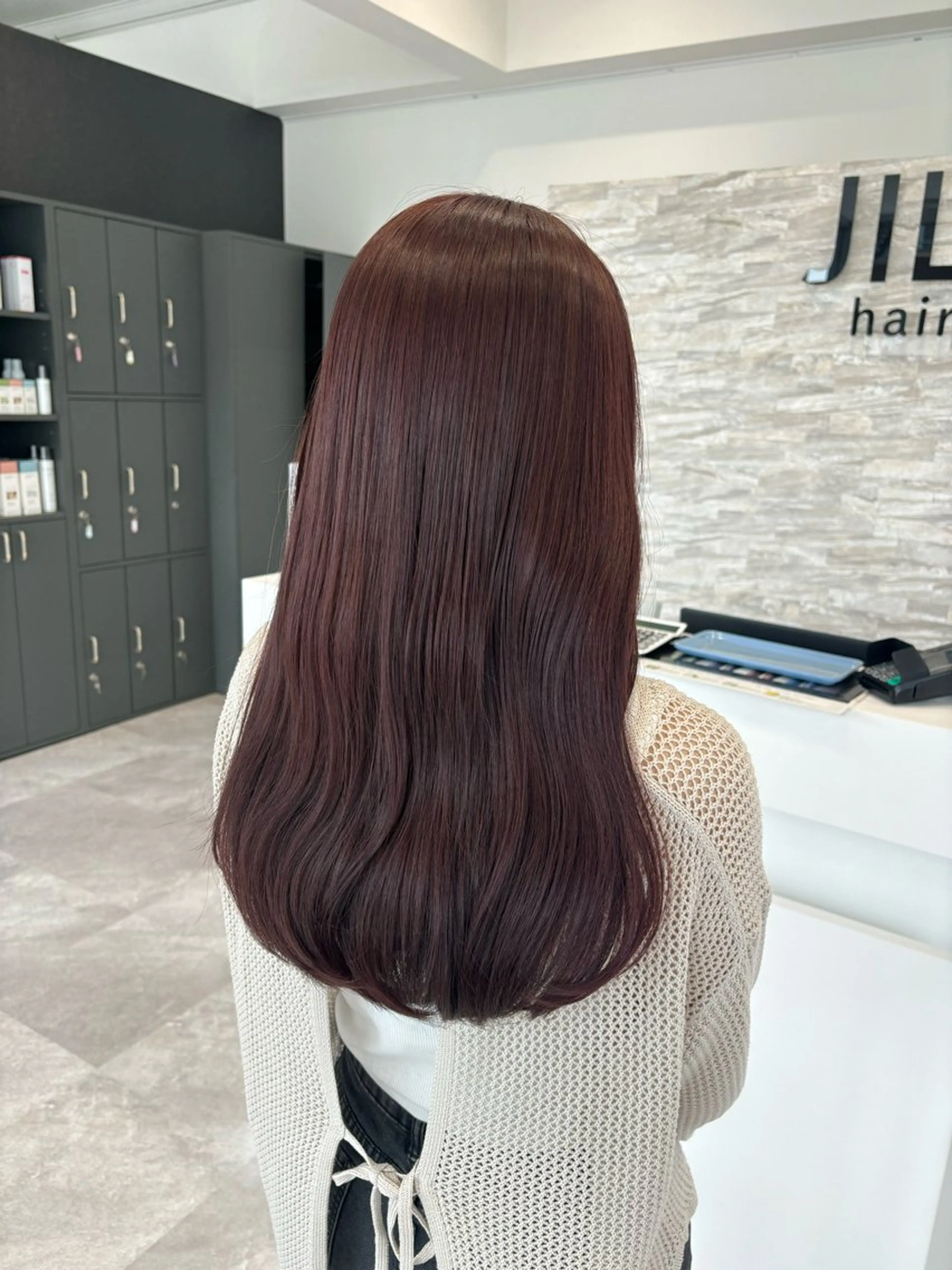 🏷️透明感カラー(ブリーチなし)＋髪質改善トリートメントの写真