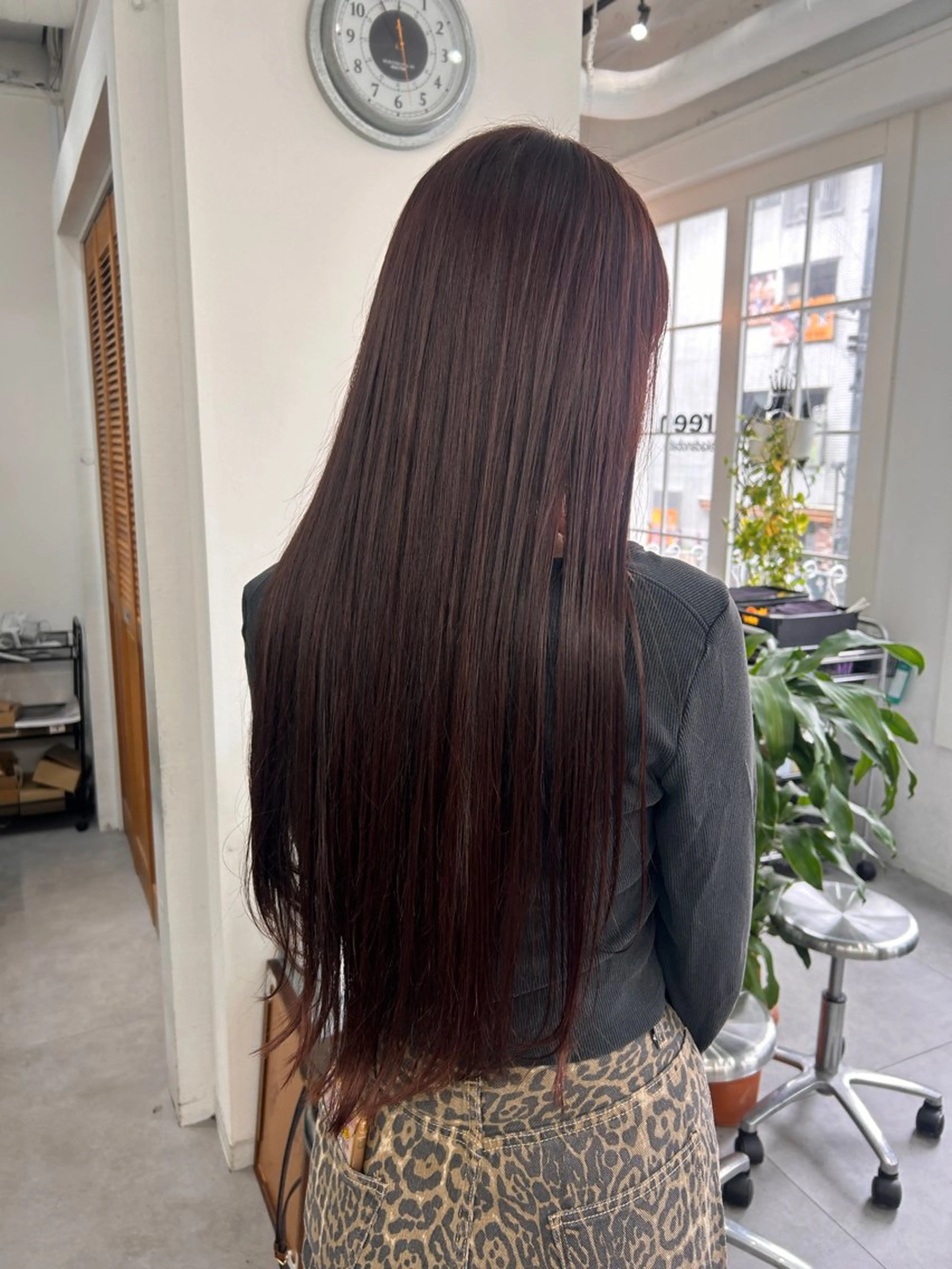 ロング カラー カット ヘアカラー トリートメント レイヤーボブ/ 艶カラー/サナ🌼のヘアスタイル