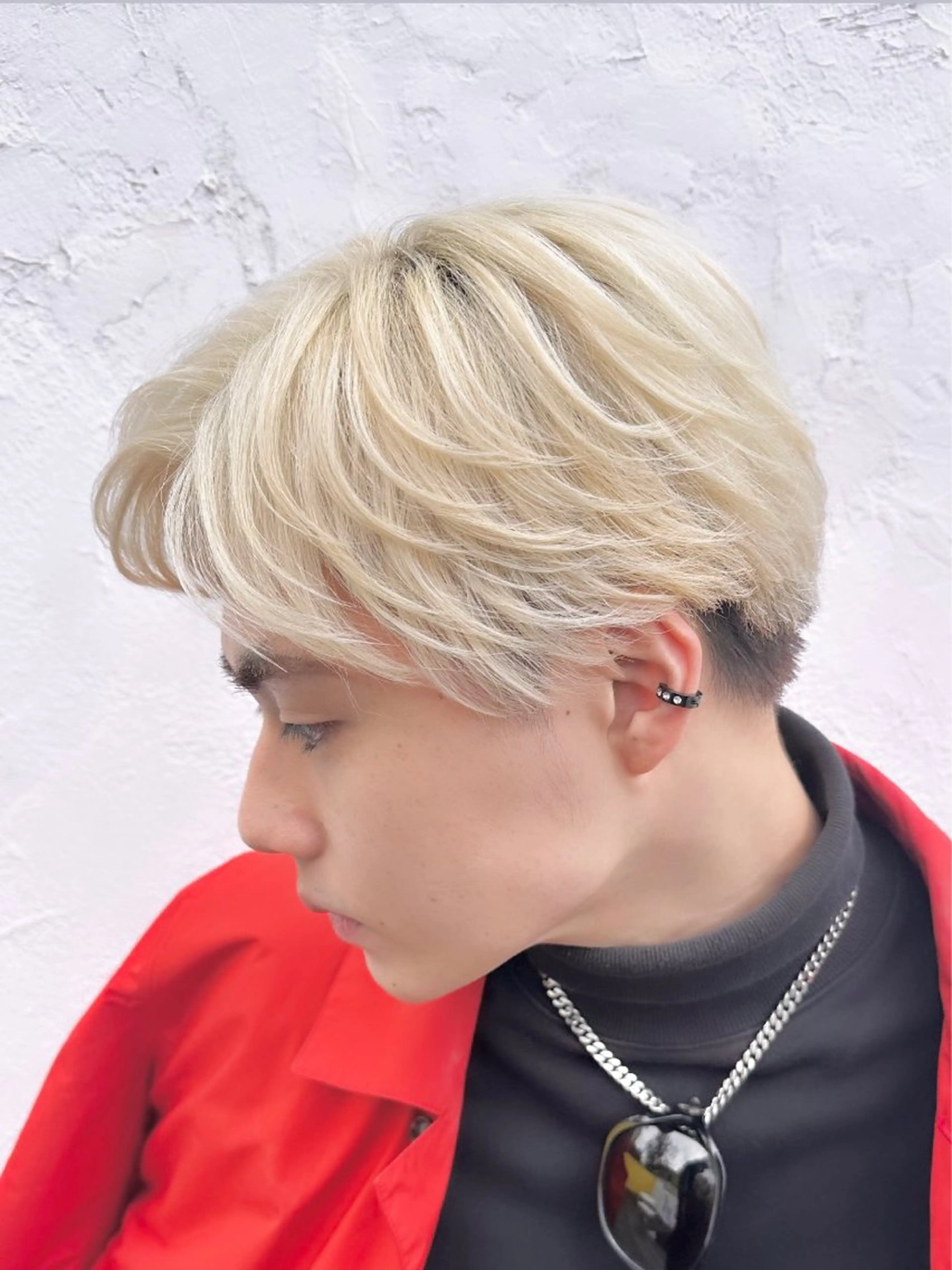 minimo割引‼️学生応援👀📣🌸全頭ブリーチ＋カラー＋集中補修トリートメント/ダブルカラー/メンズカットの写真