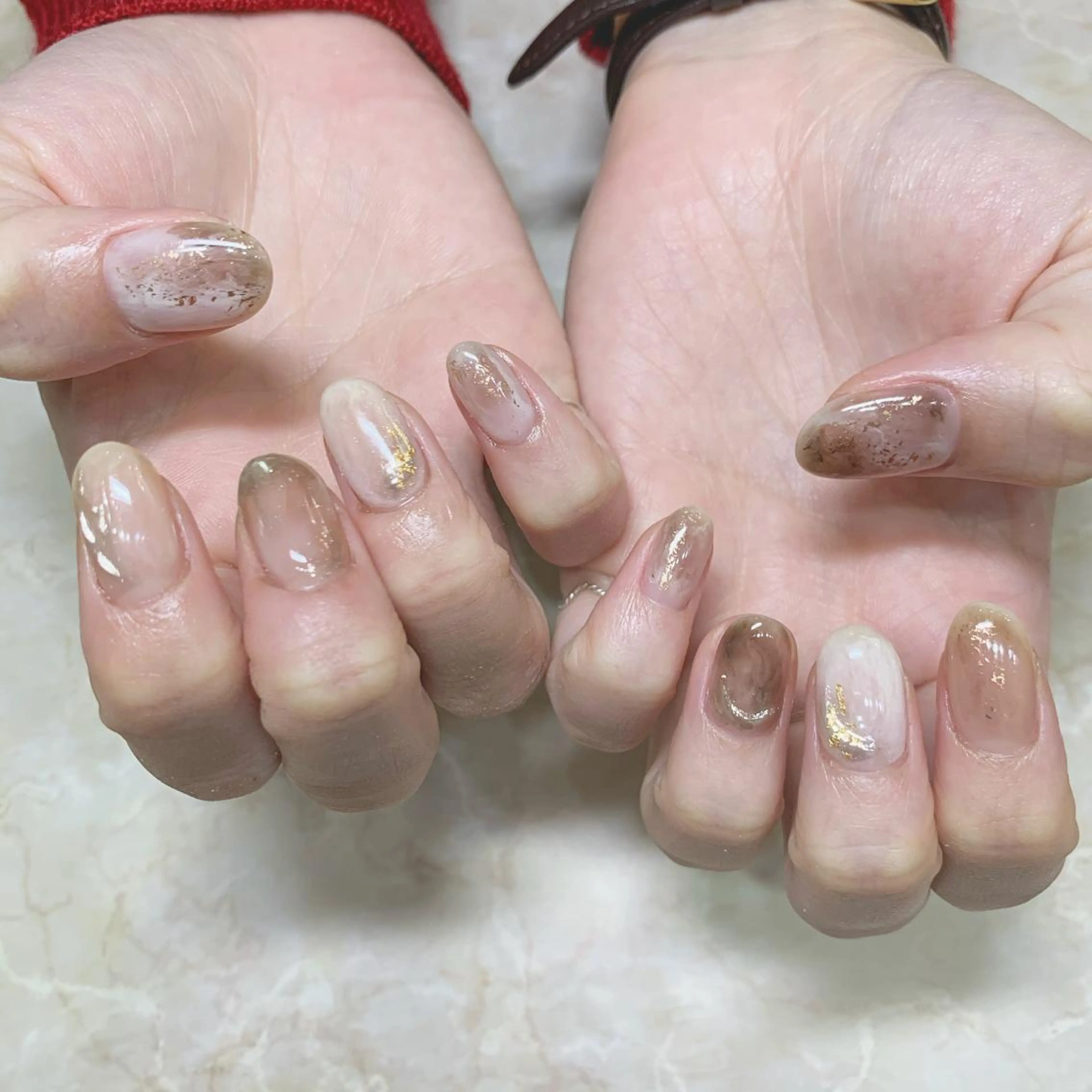 ネイル ハンドネイル 新宿ニュアンスネイル makotoのネイルデザイン