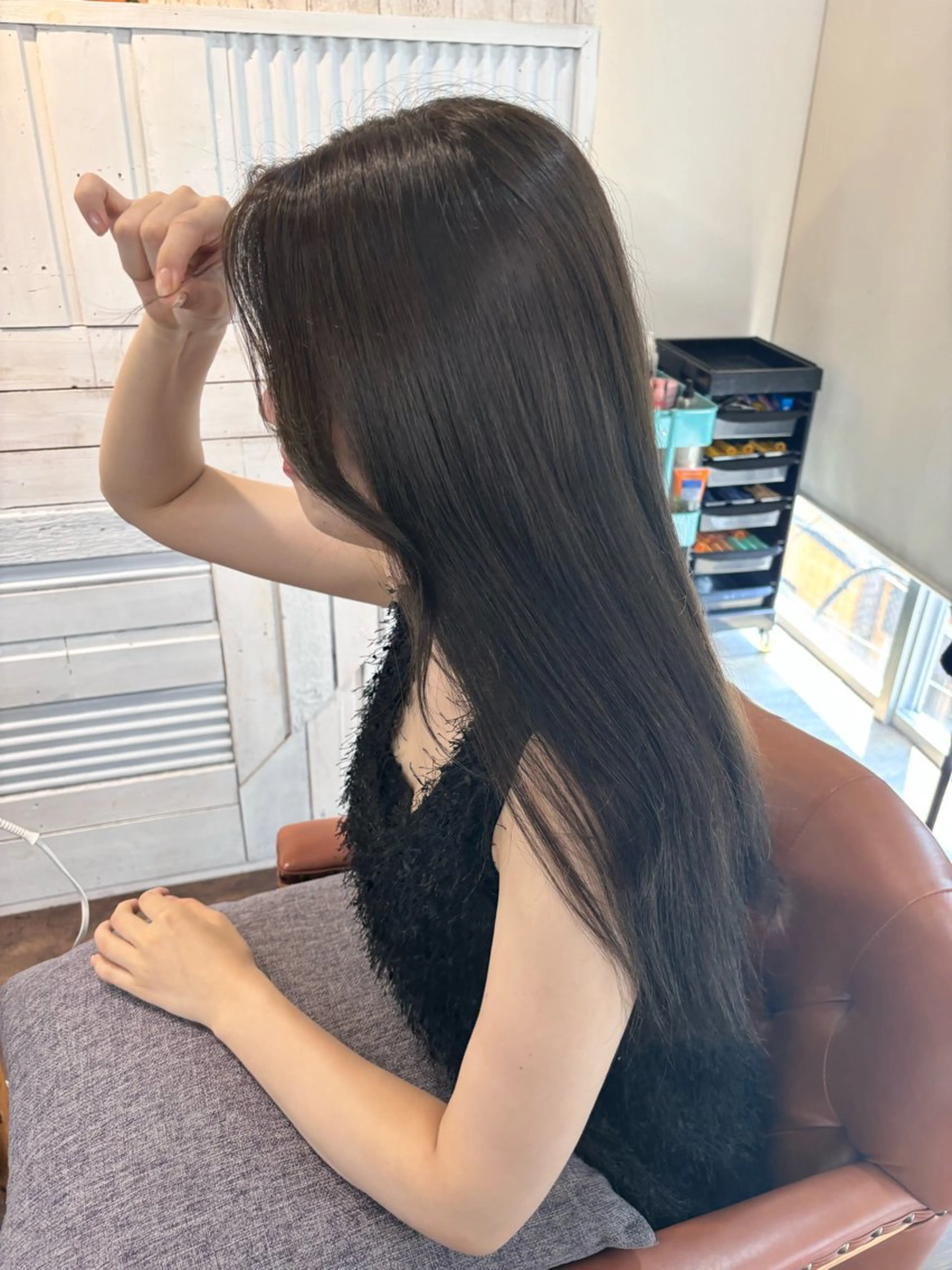 ✳︎髪質改善✳︎カット×カラー×オージュアトリートメント今だけ限定‼️お試し用シャンプートリートメント付き❣️の写真