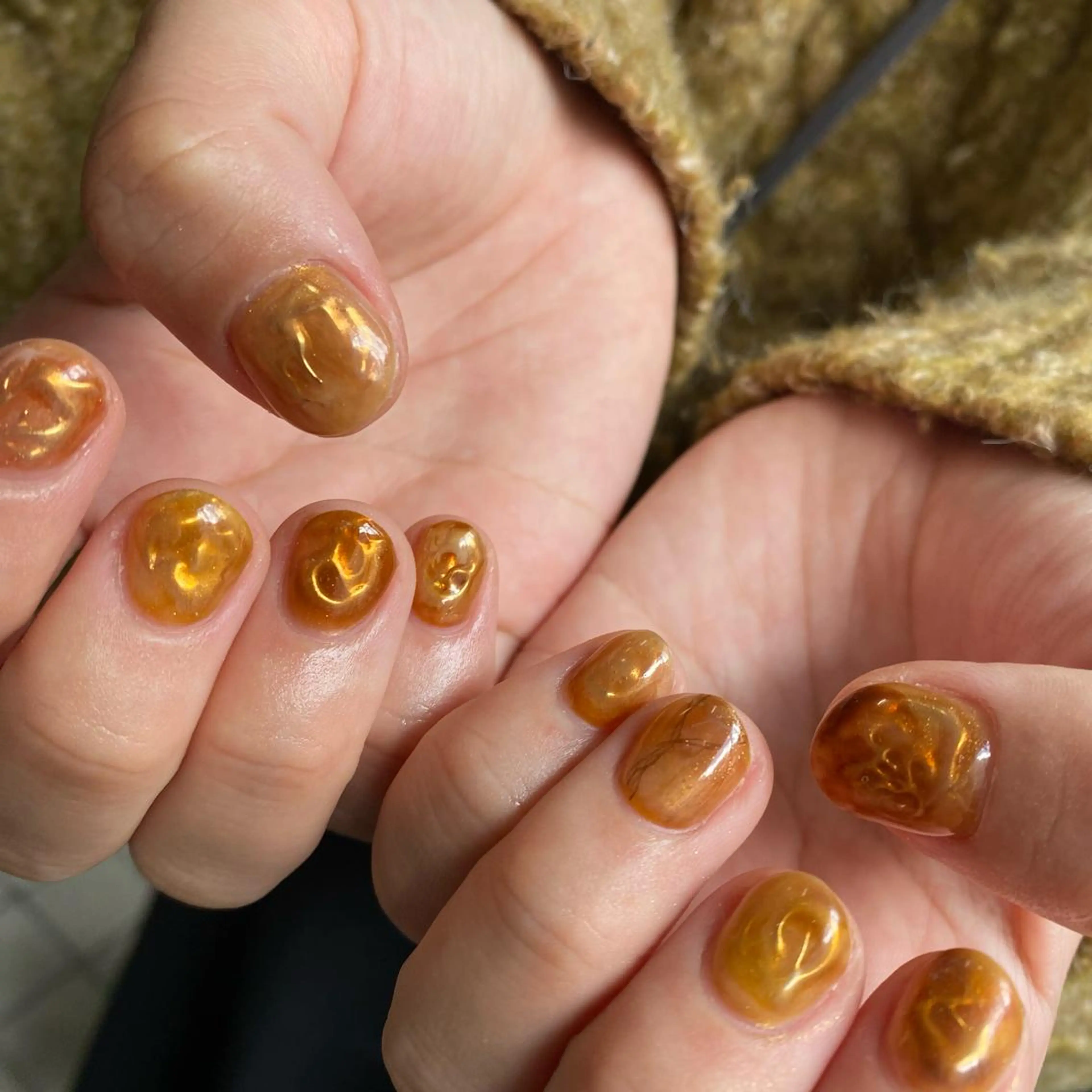 カラー ネイル ハンドネイル scre as Etelのネイルデザイン