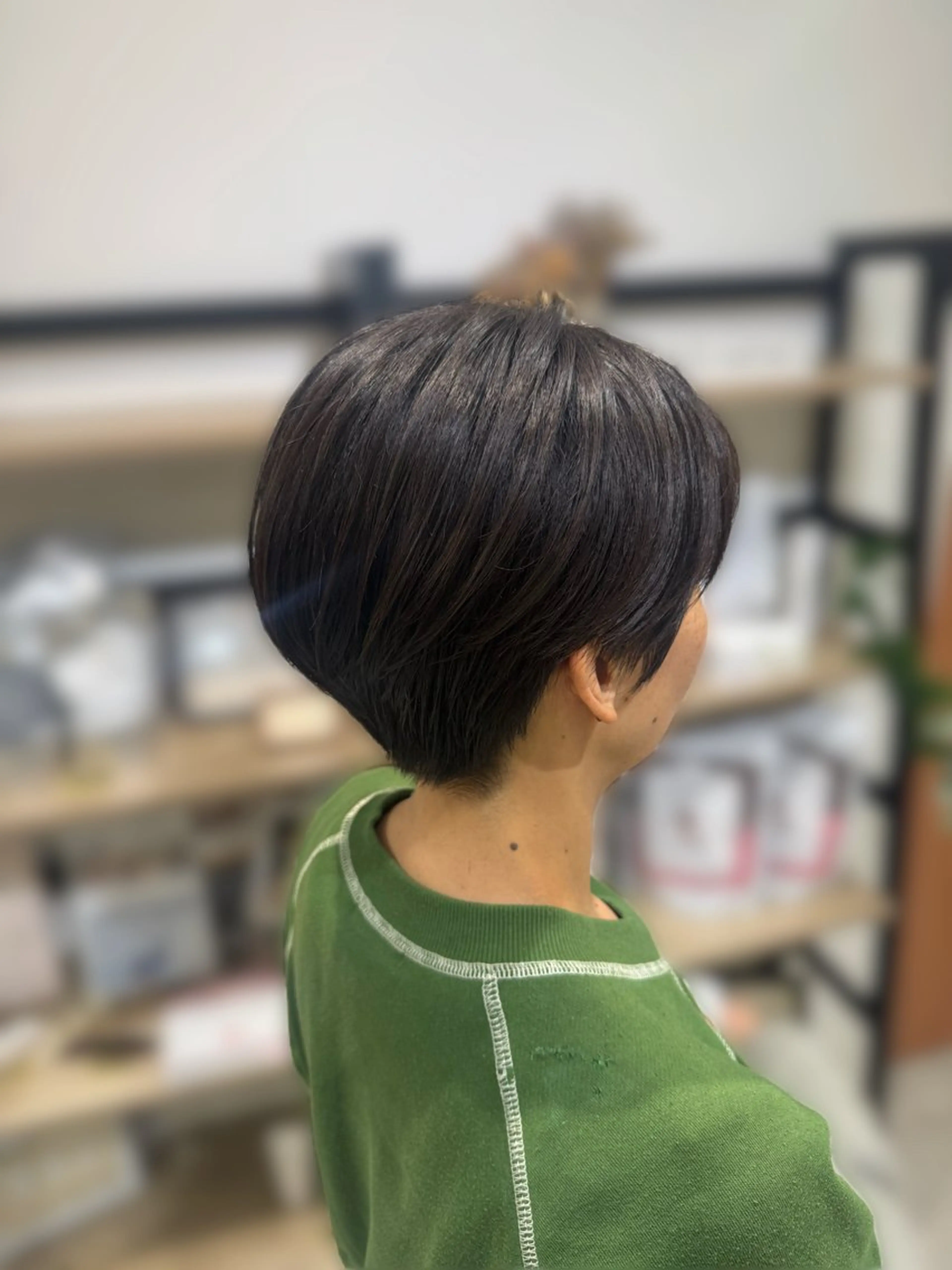 ショート くびれヘア ショートヘア 藤田 紋芽 Jr.stylistのヘアスタイル