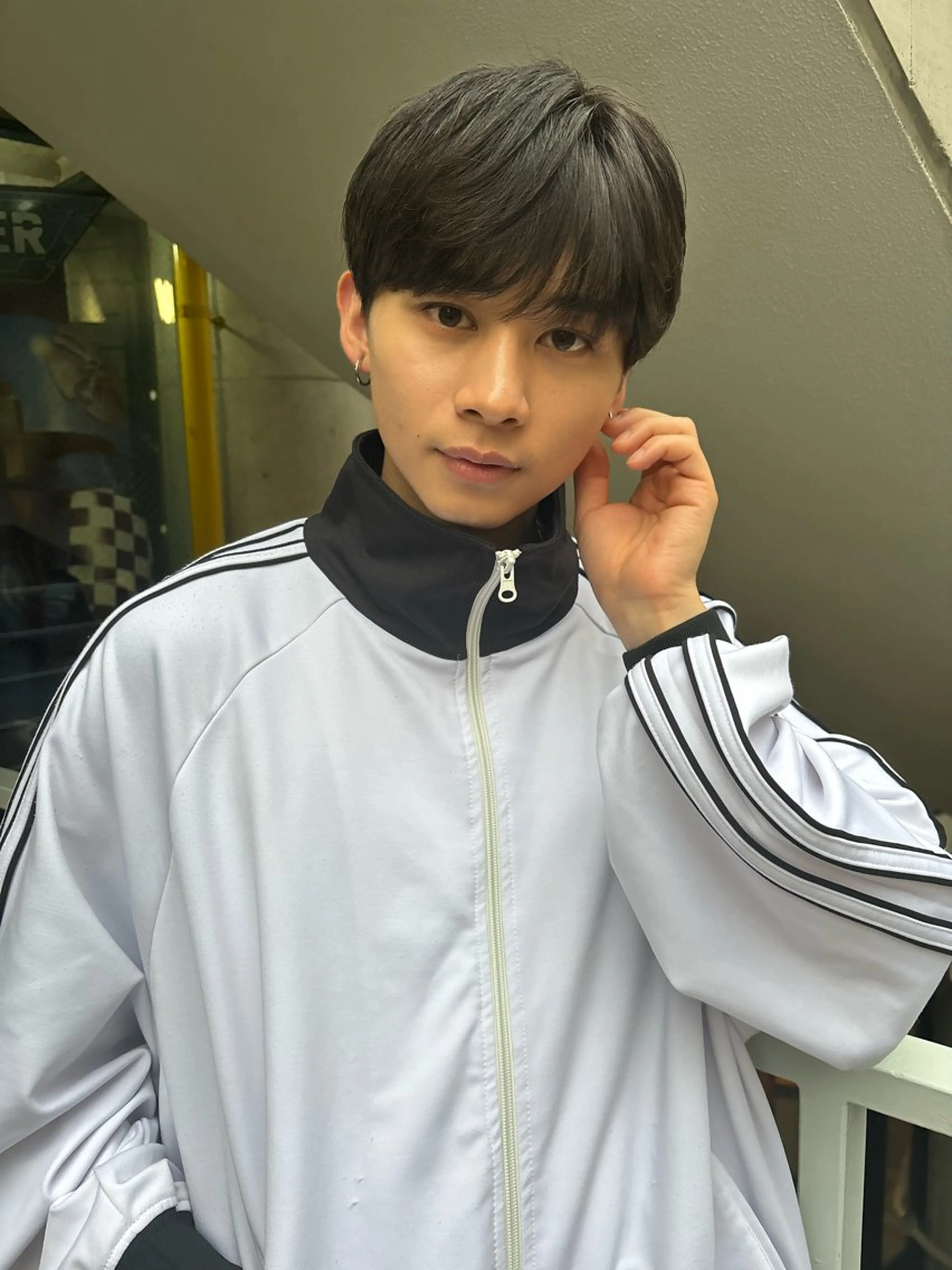 メンズカット+ダウンパーマの写真