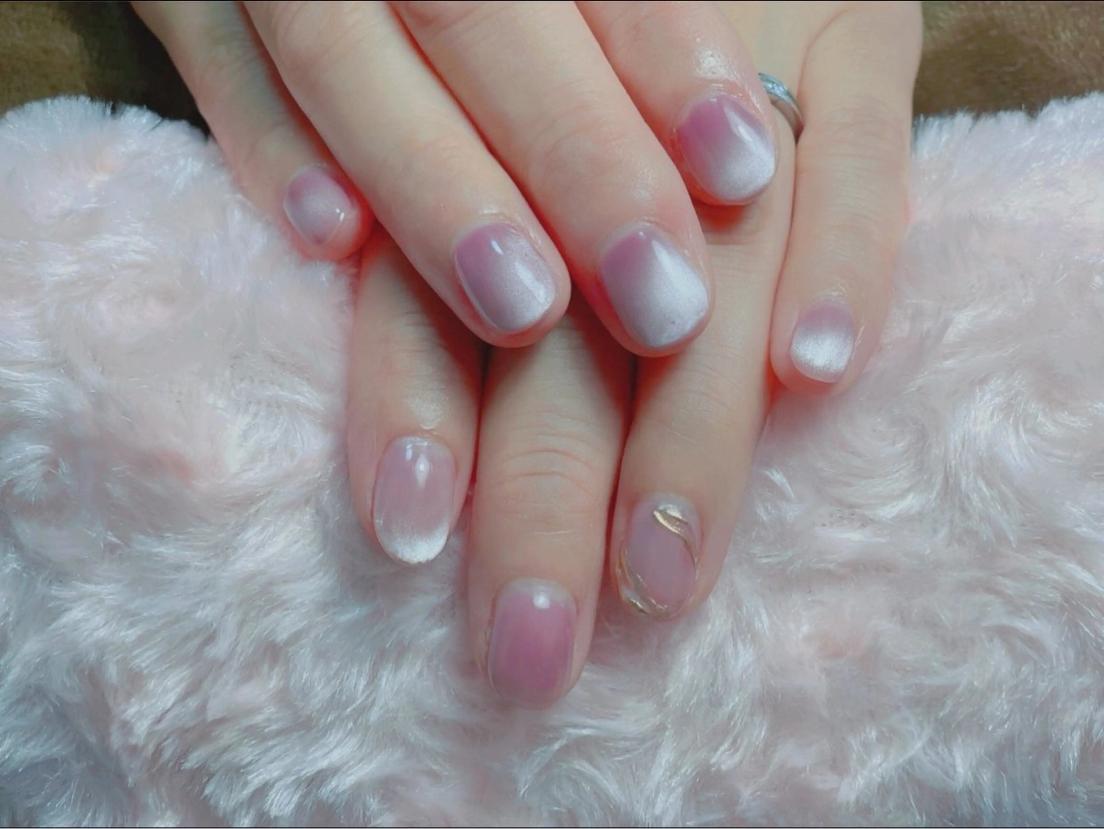 マグネットネイル オフなしの写真