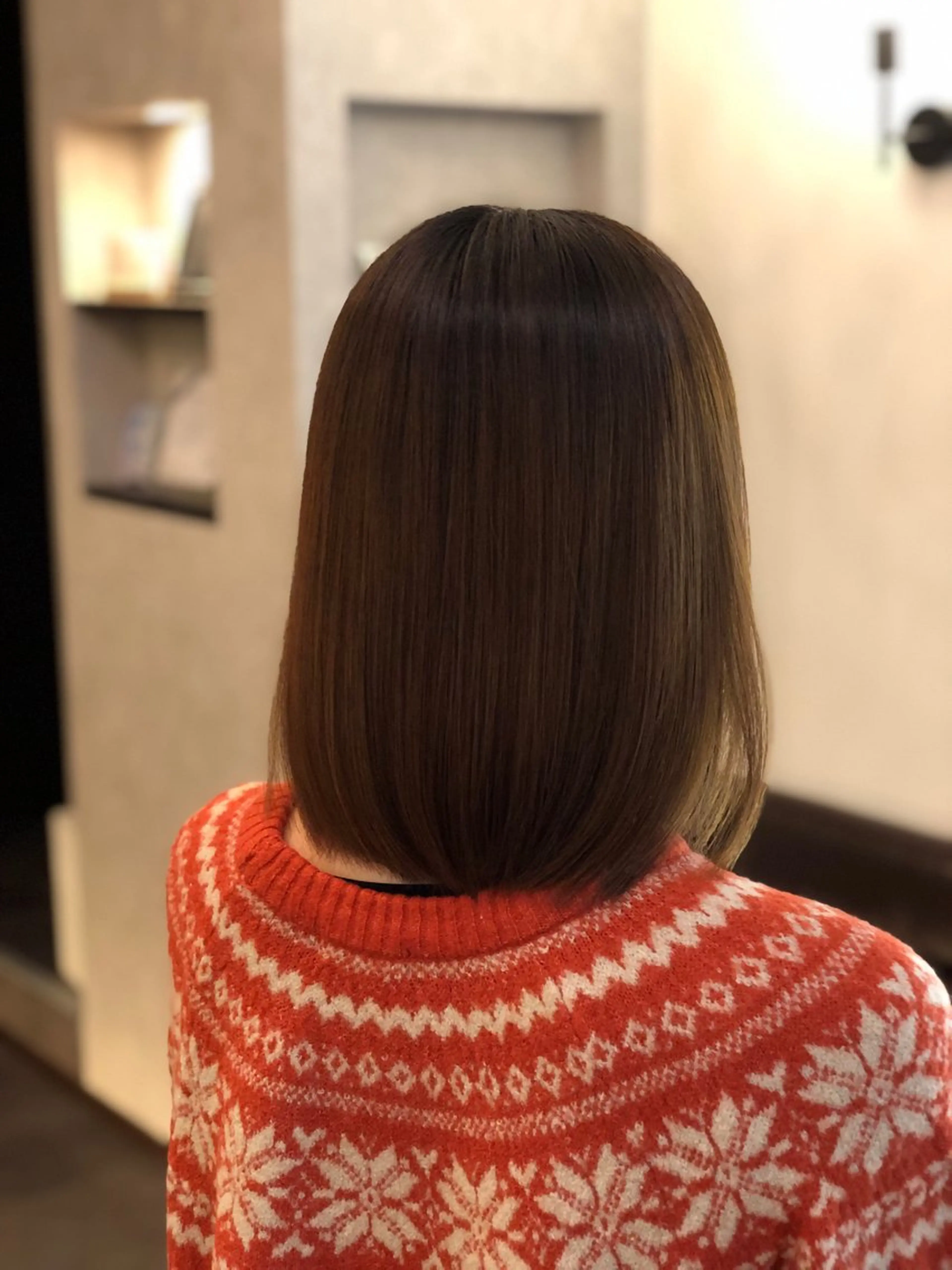 ミディアム パーマ 縮毛矯正 カット トリートメント SOA FLEAR Tsuyoshiのヘアスタイル