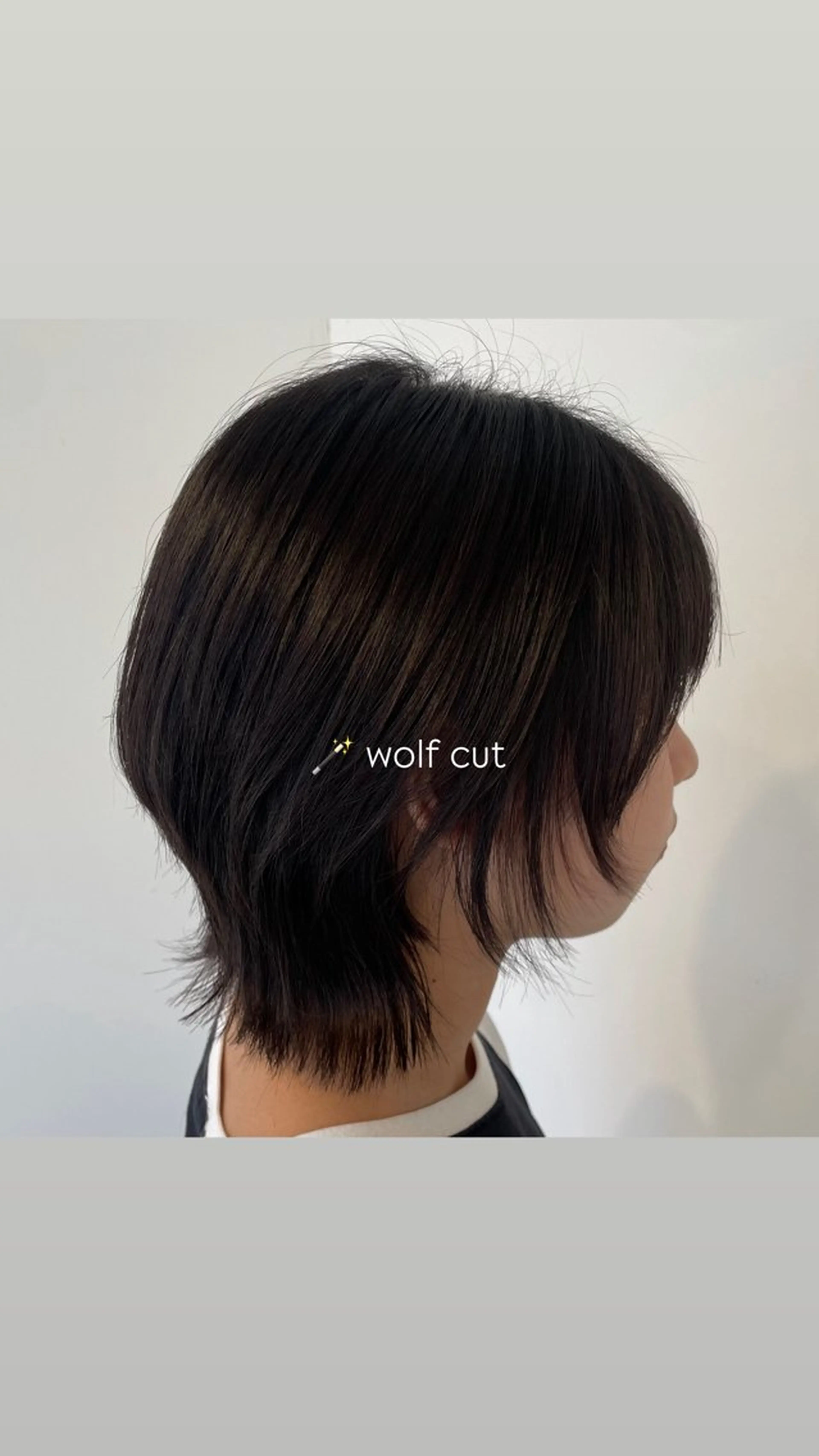 ショート カット レイヤー🩵オリーブ /透明感/Miuのヘアスタイル
