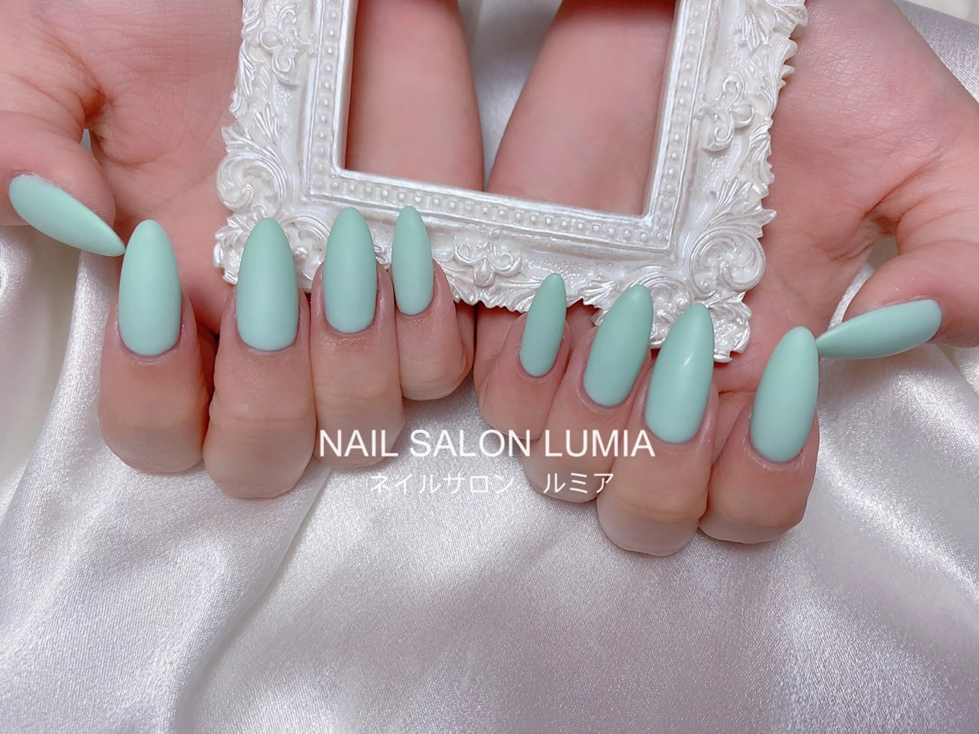 ネイル マットネイル ハンドネイル ネイルサロン ルミア Lumia 店長のネイルデザイン