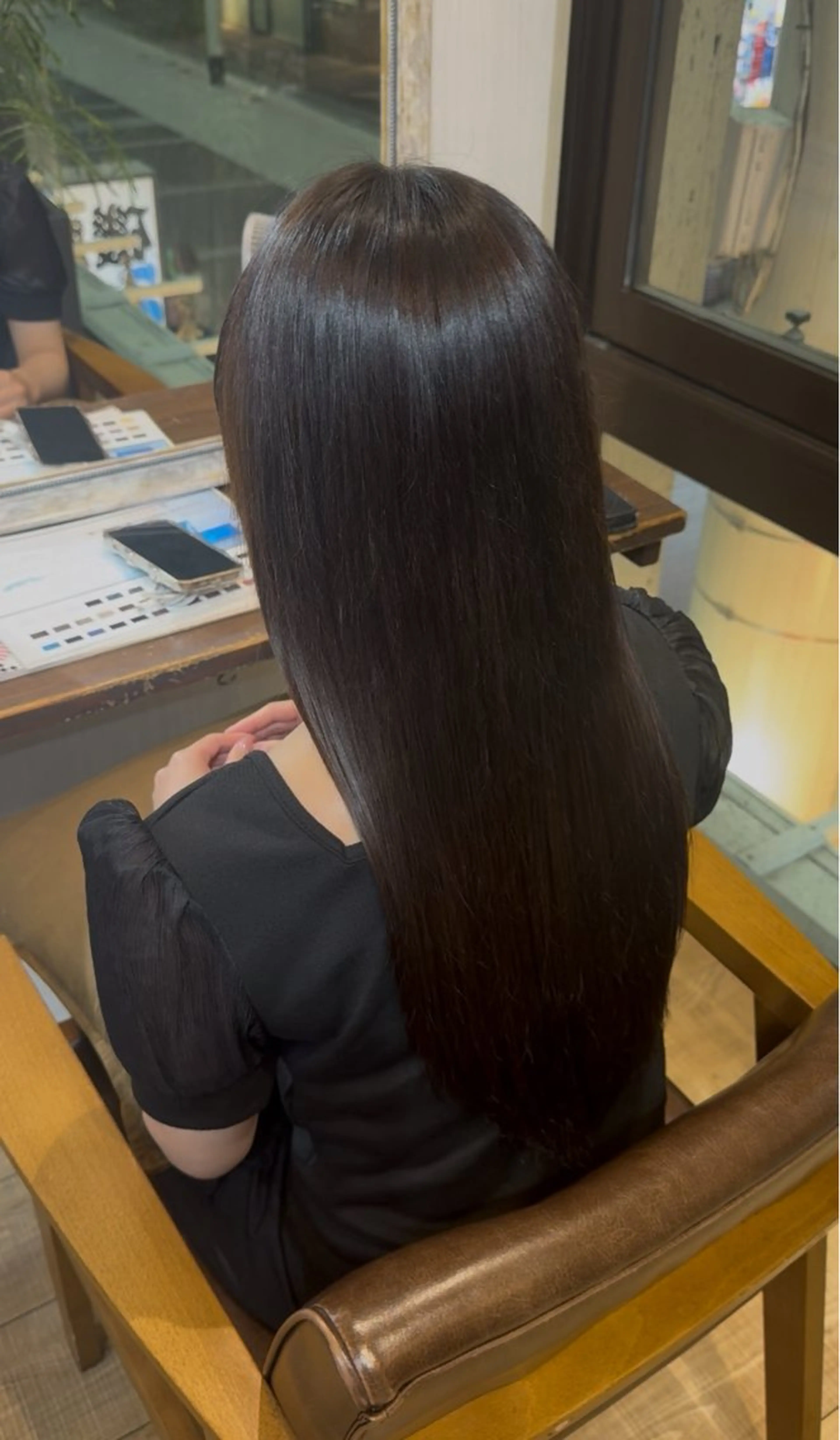 ロング 八木 輝のヘアスタイル